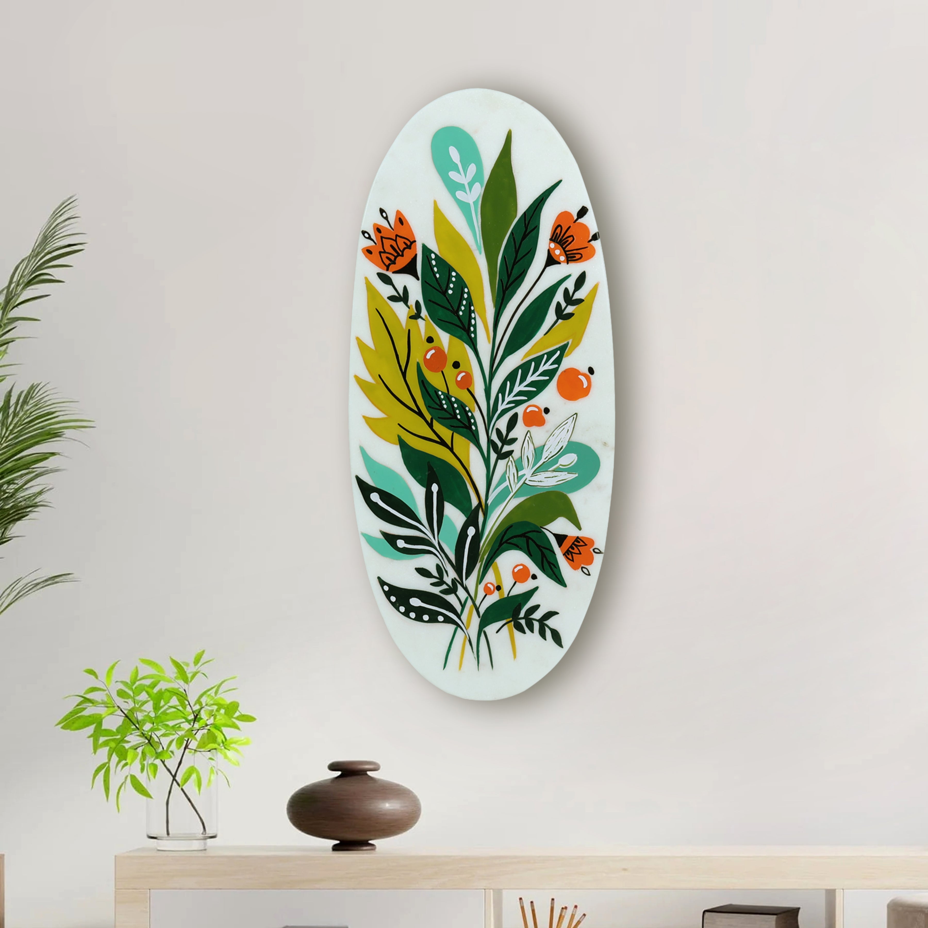 Botanic Marble Wall Art