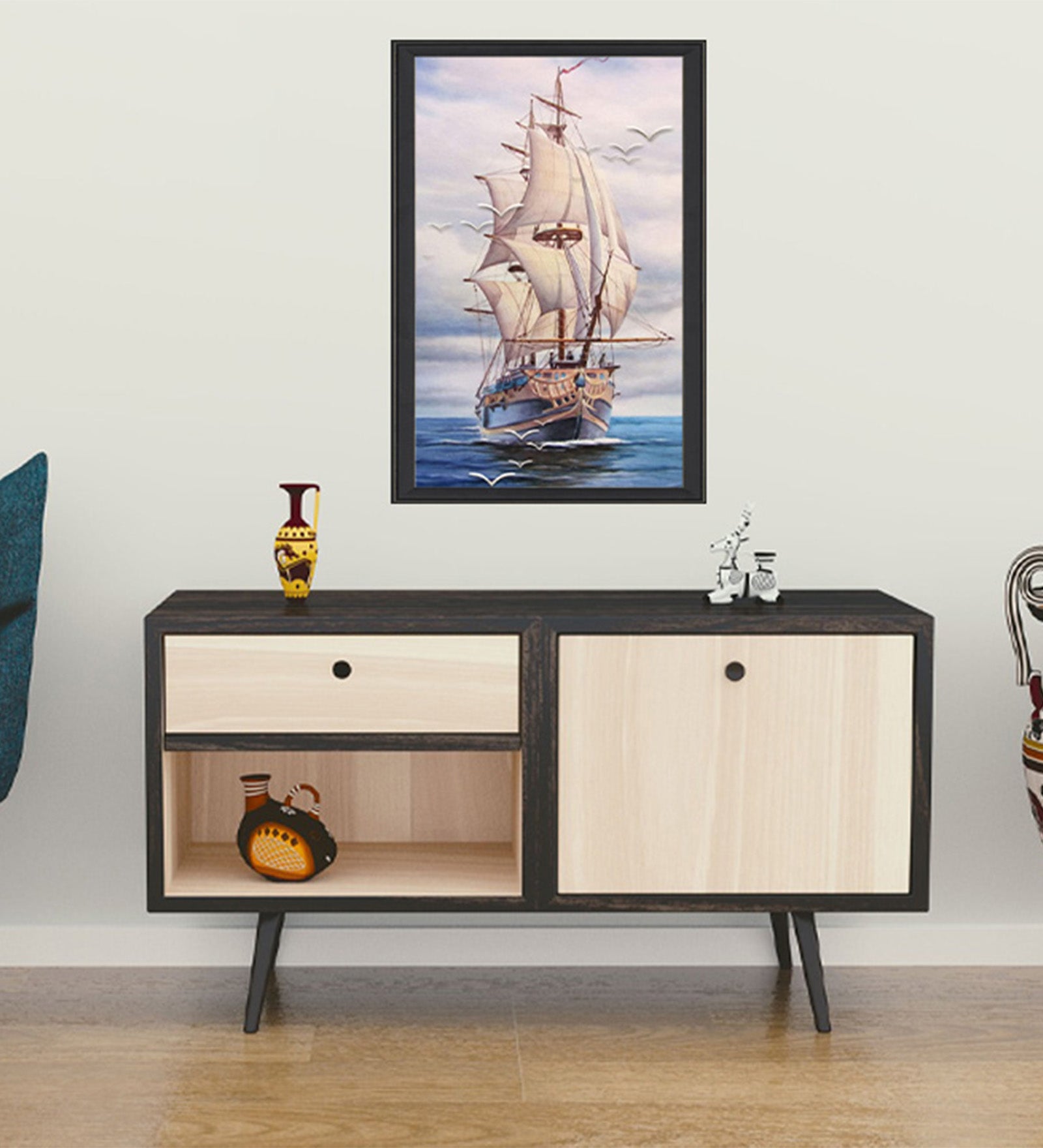 Sailing Schooner Vastu Wall Art