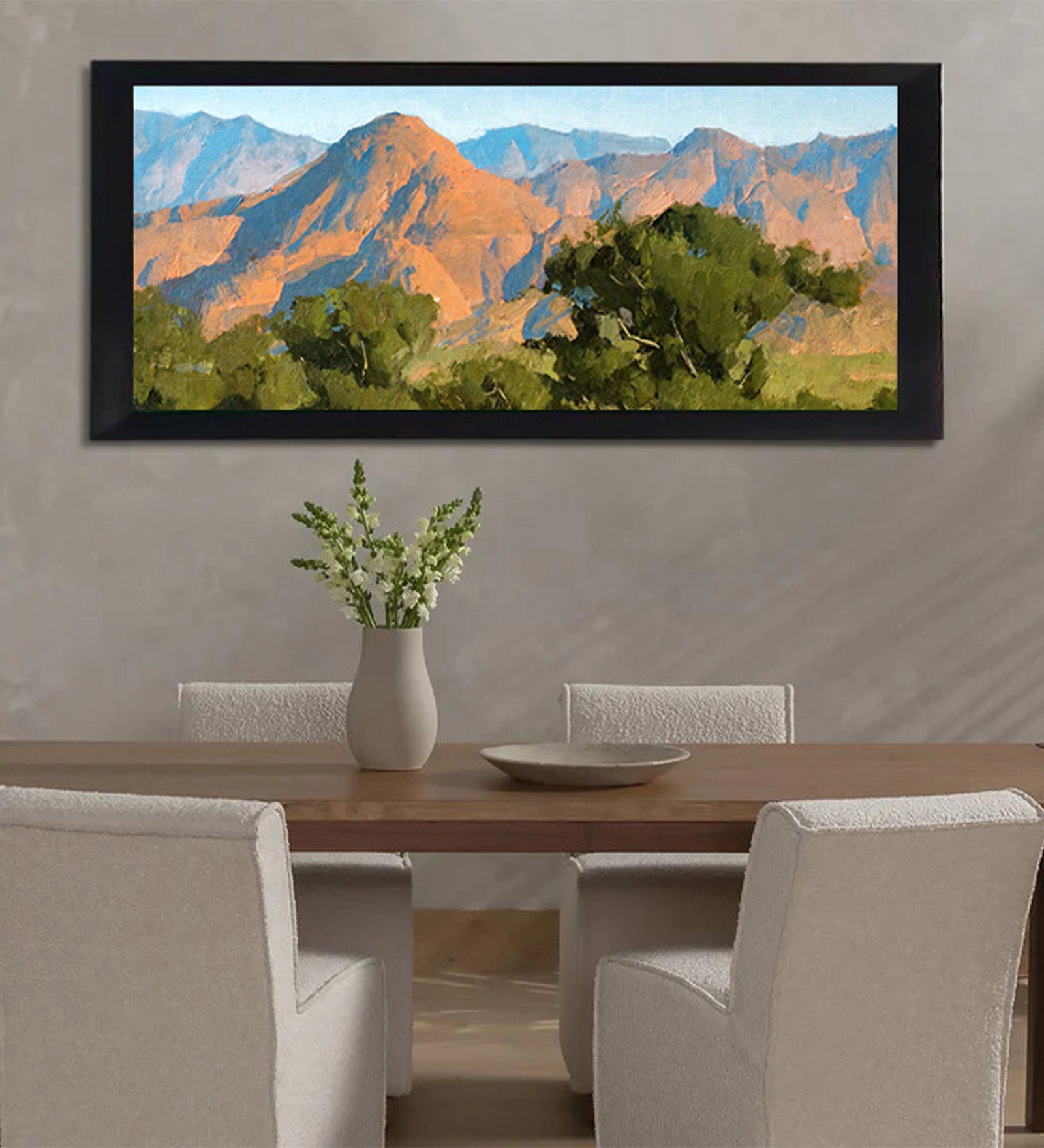 Earthy Mountains Vastu Wall Art