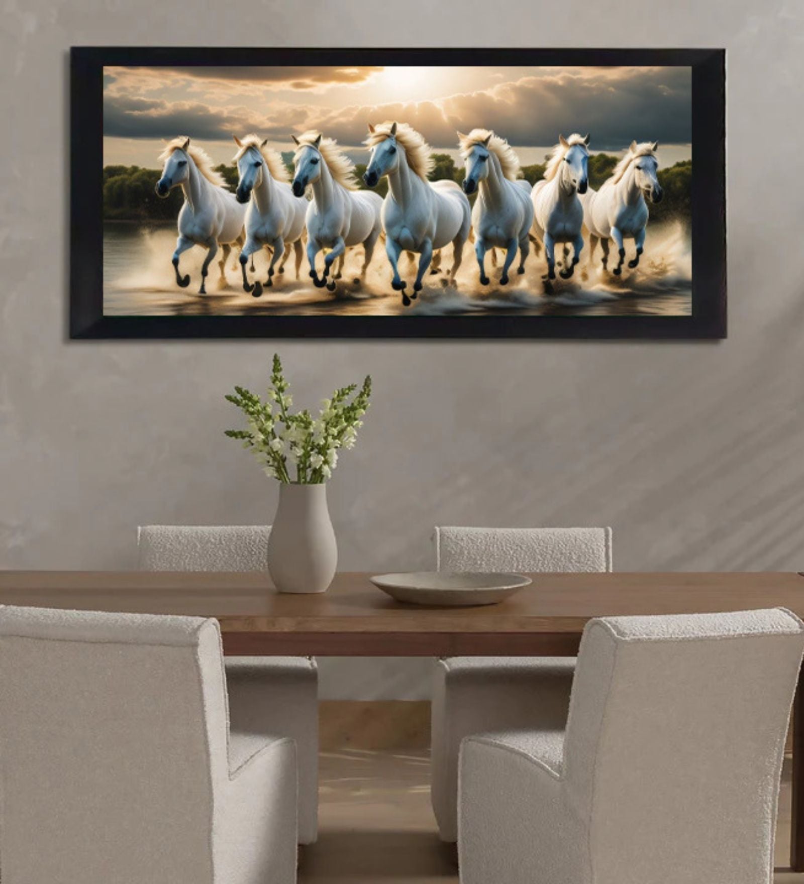 7 Running Horses Vastu Wall Art