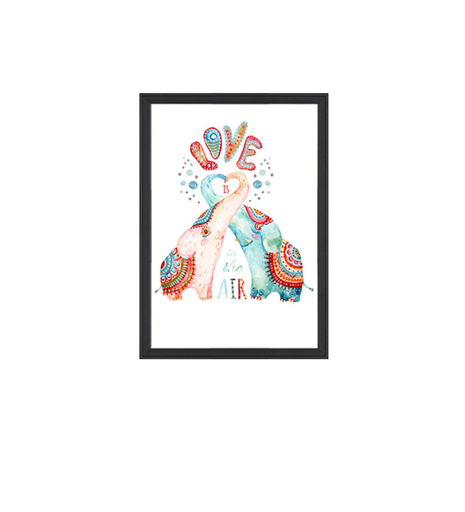 Two Elephants Vastu Wall Art