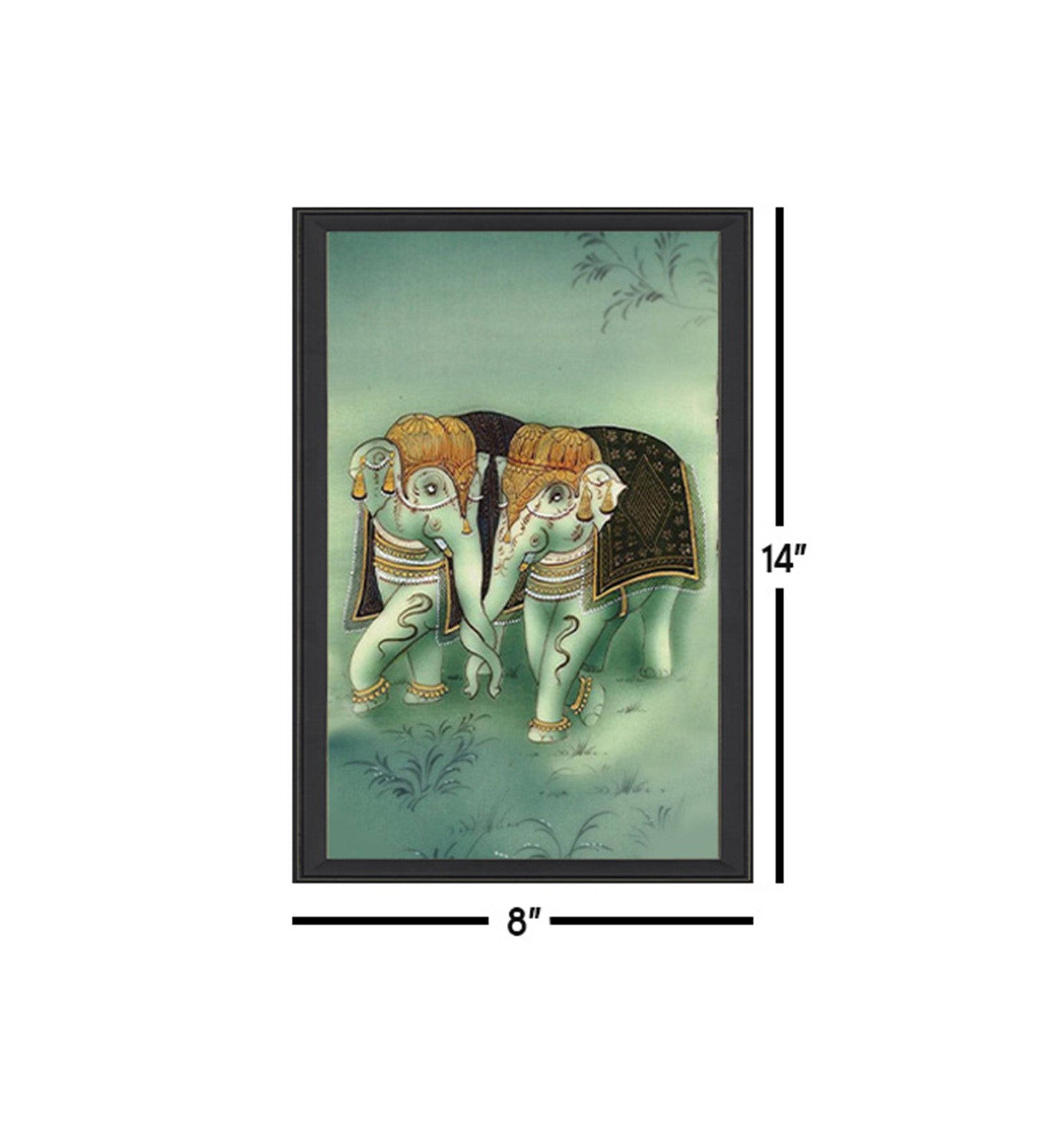 Loving Elephants Vastu Wall Art