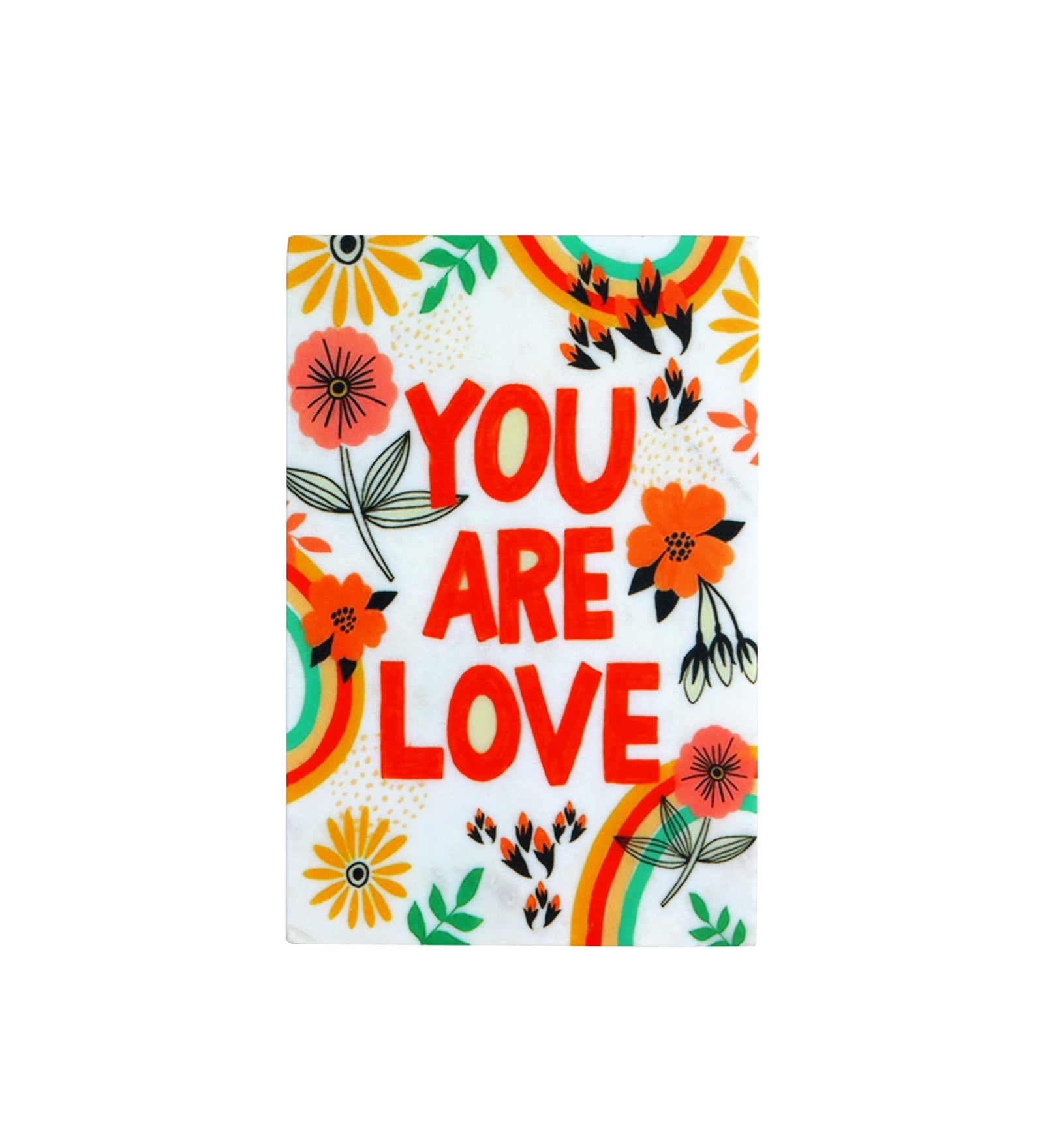 You Are Love Marble Wall Art