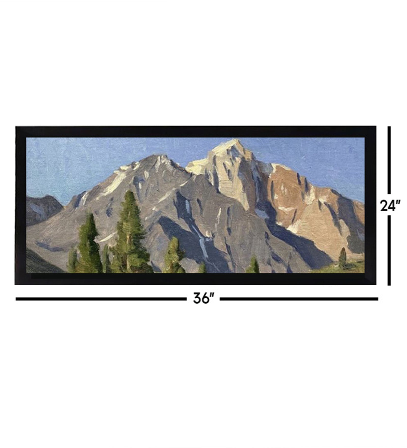 Mountain Range Vastu Wall Art