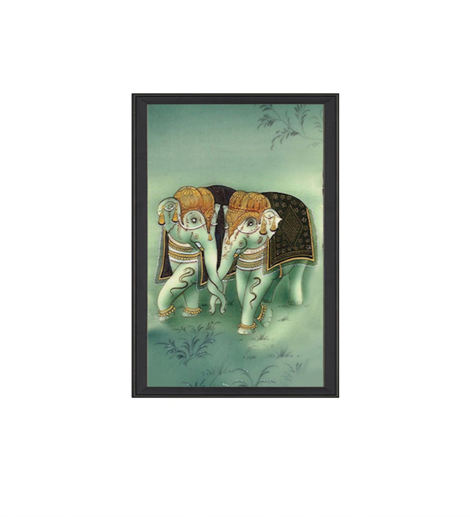 Loving Elephants Vastu Wall Art