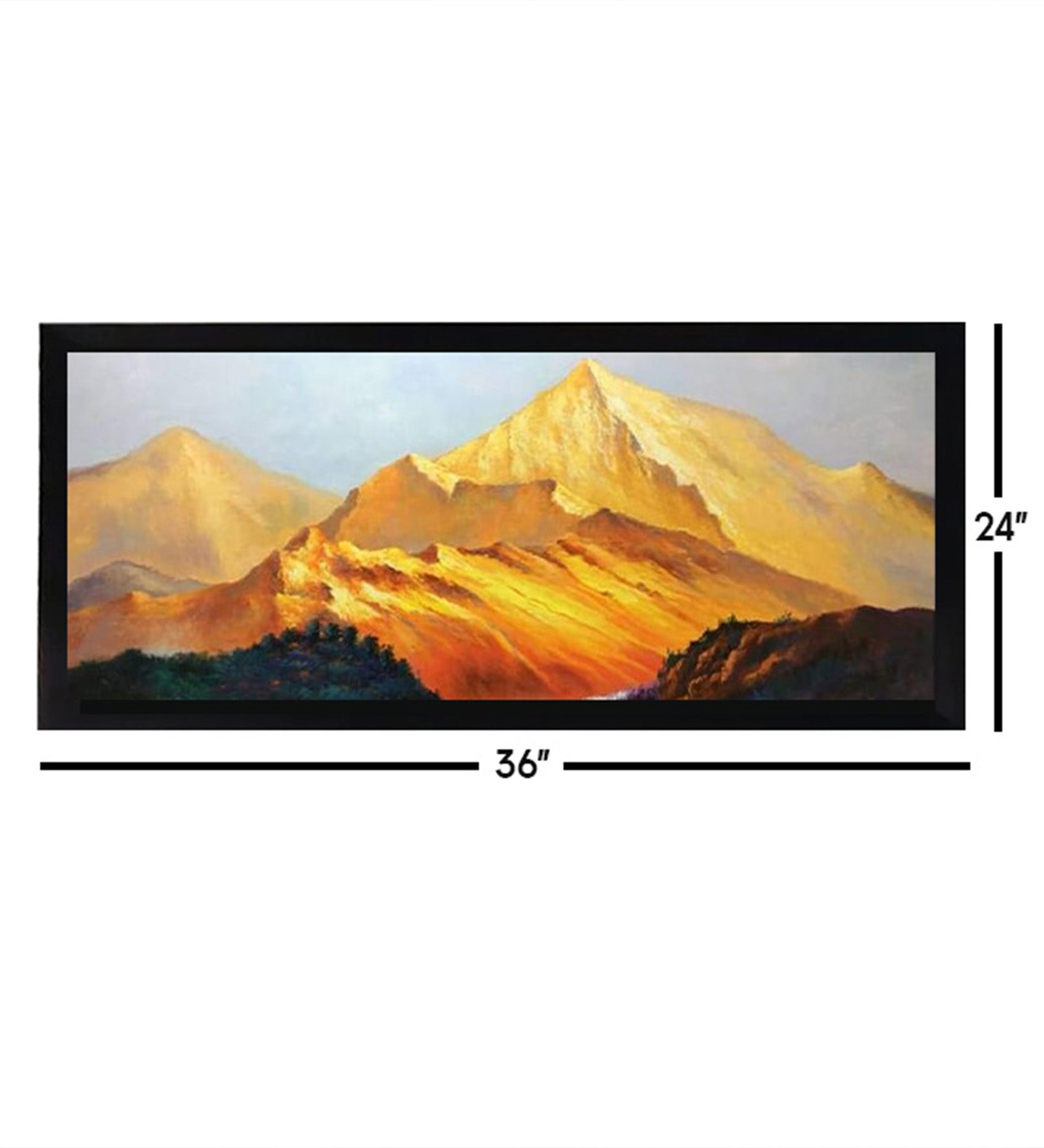 Mighty Mountains Vastu Wall Art