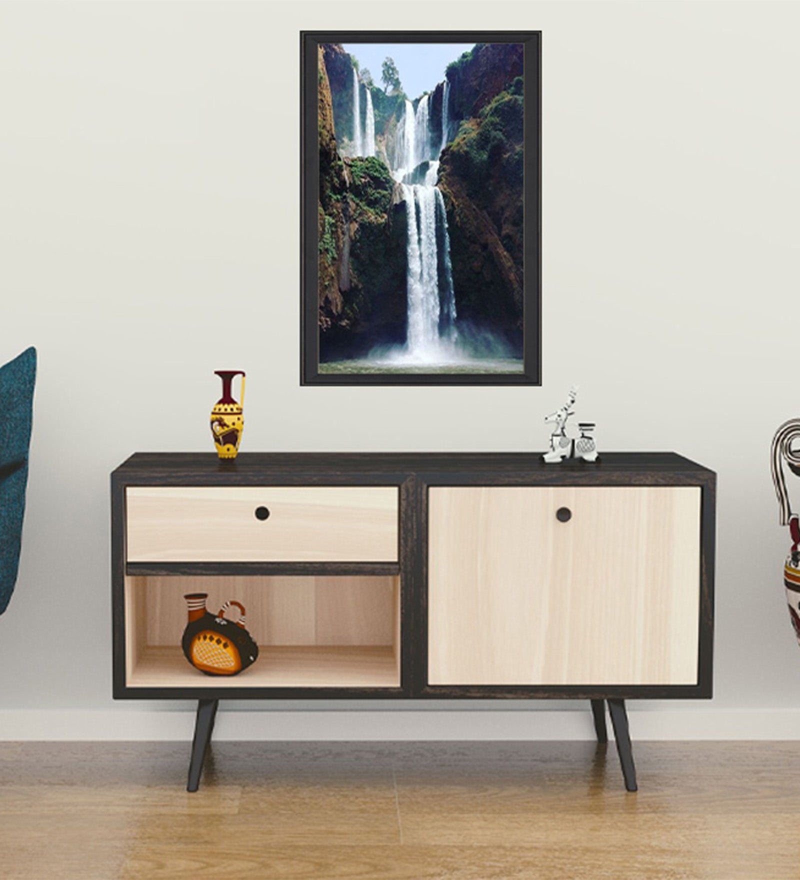 Captivating Waterfall Vastu Wall Art