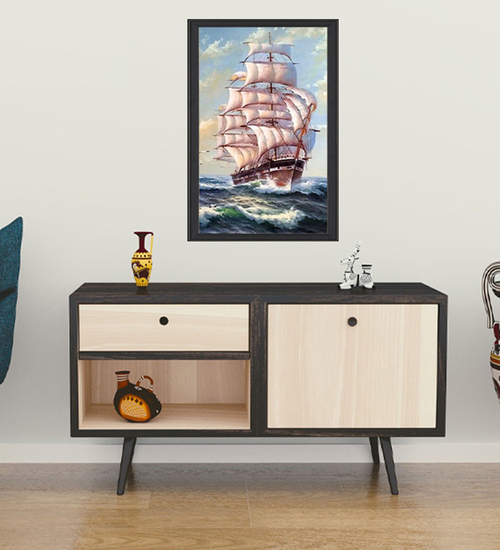 Sailing Ship Vastu Wall Art