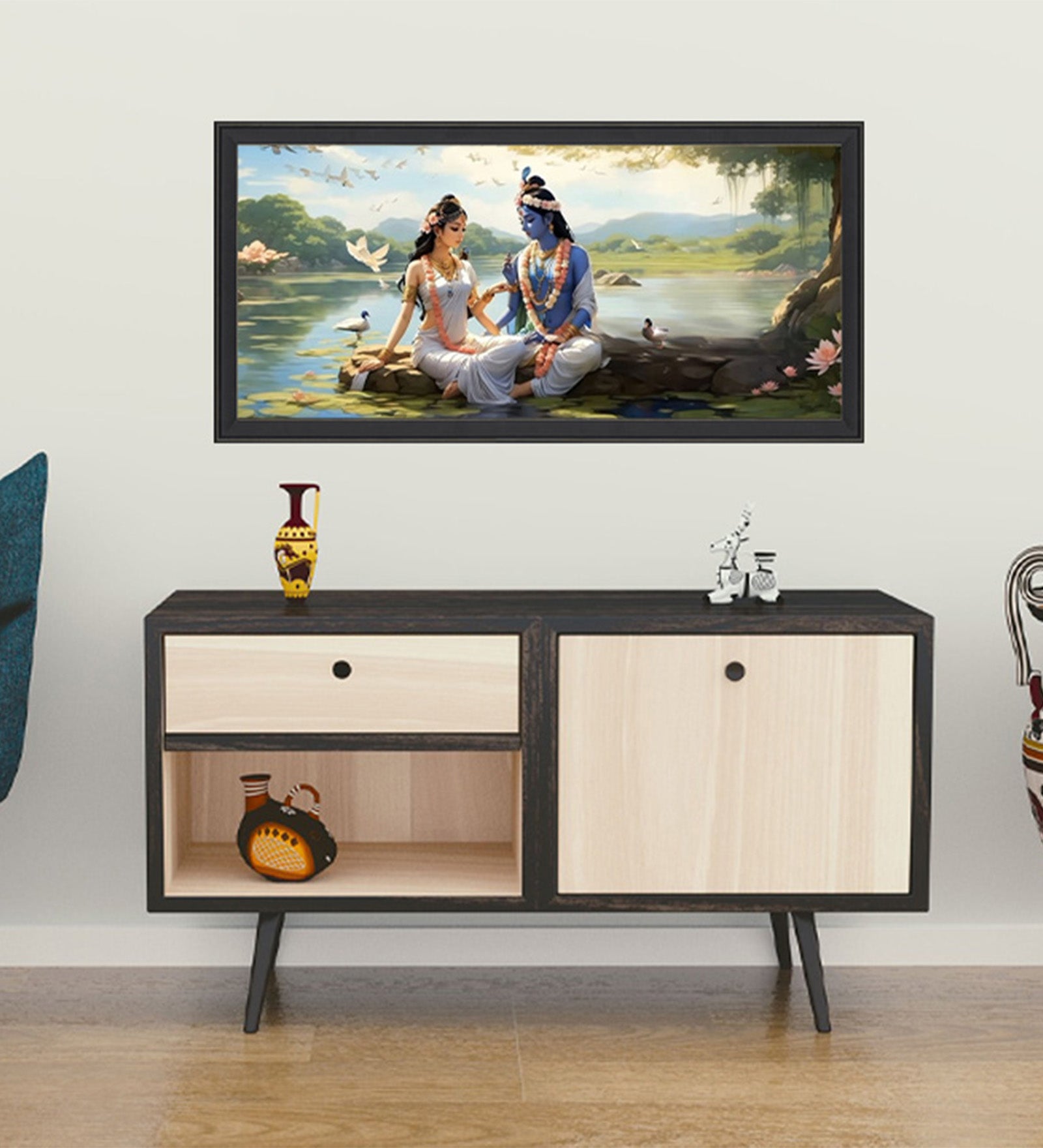 Radha Krishna Vastu Wall Art