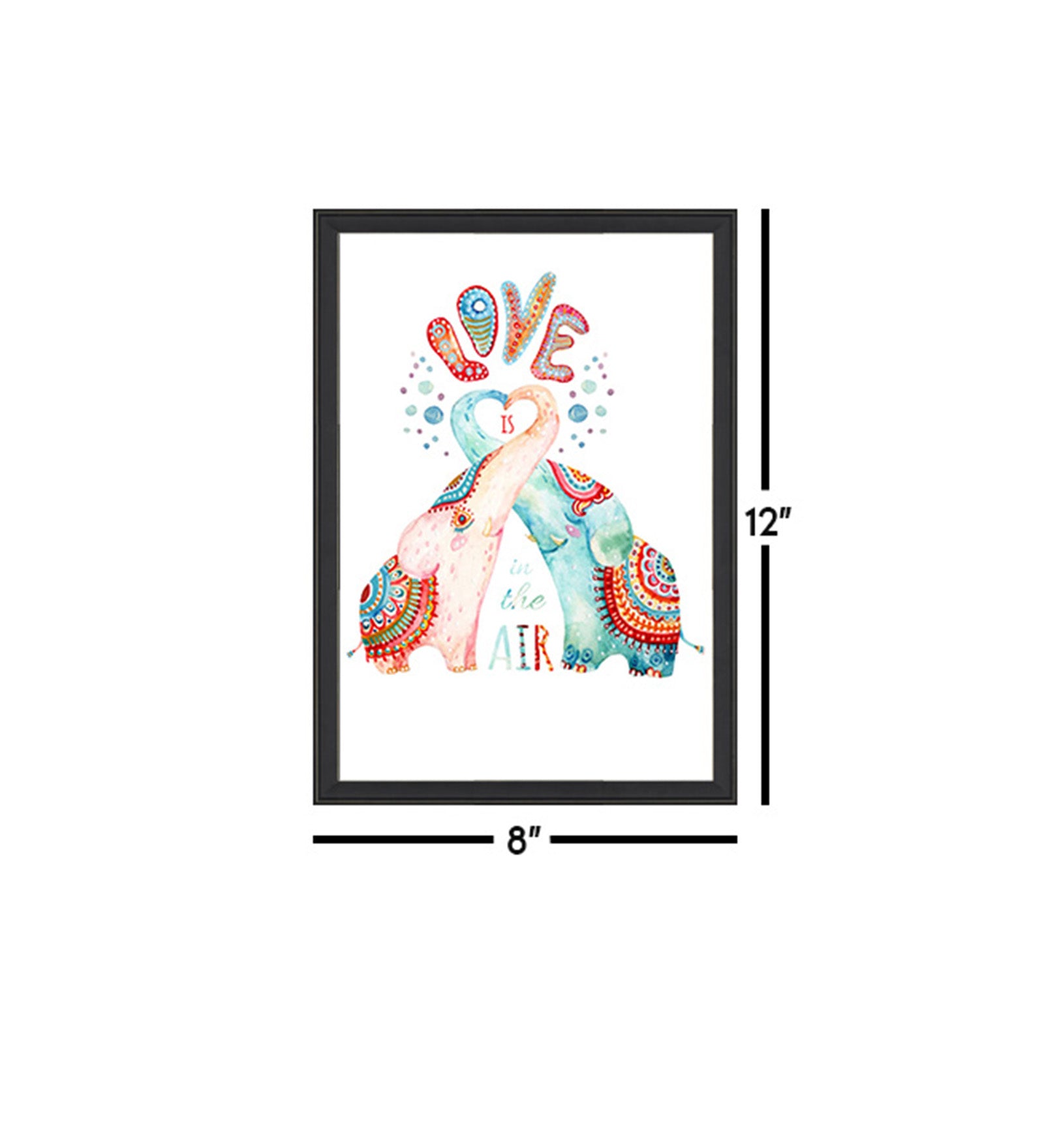 Two Elephants Vastu Wall Art
