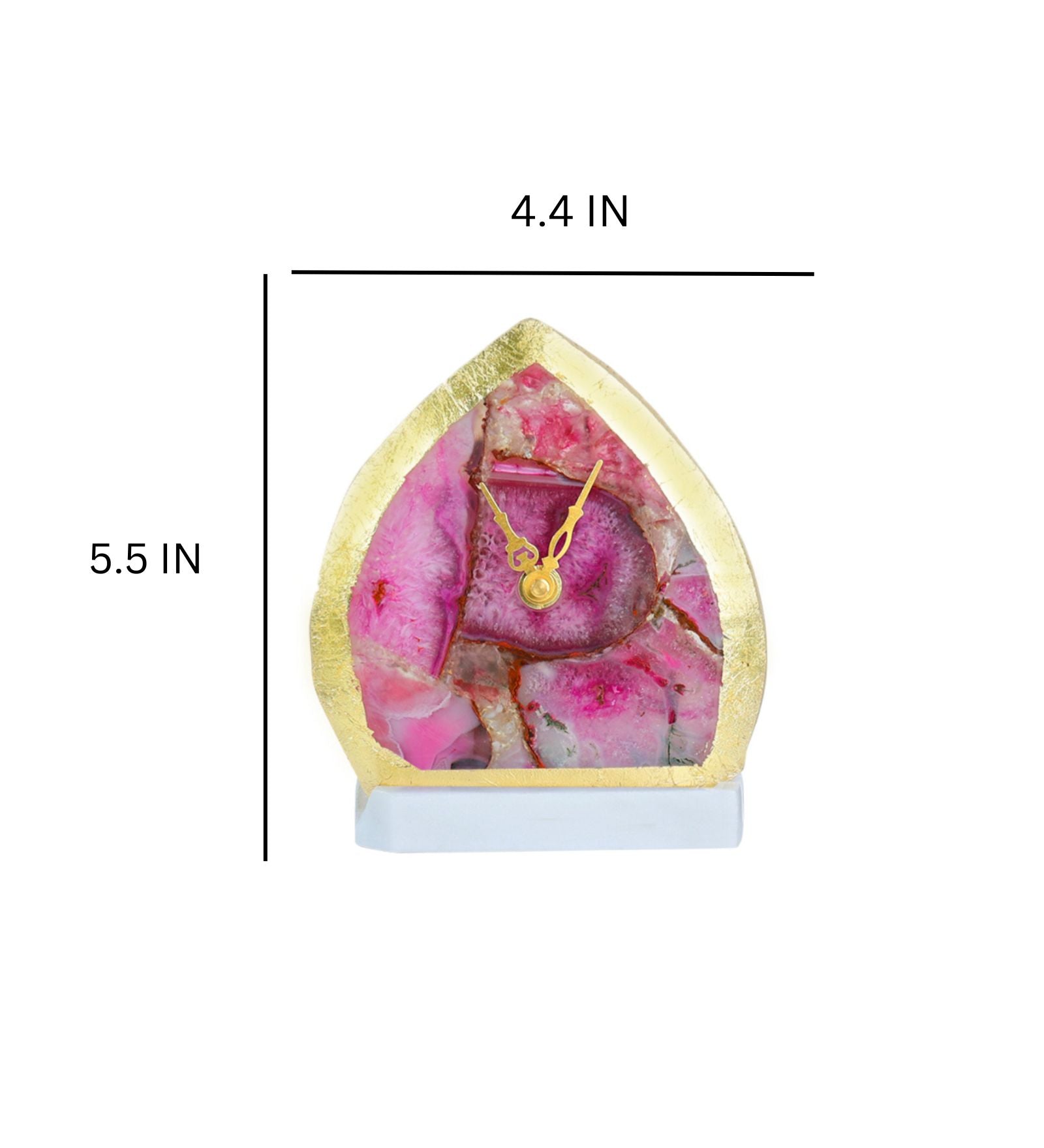 Agate Designer Table clock