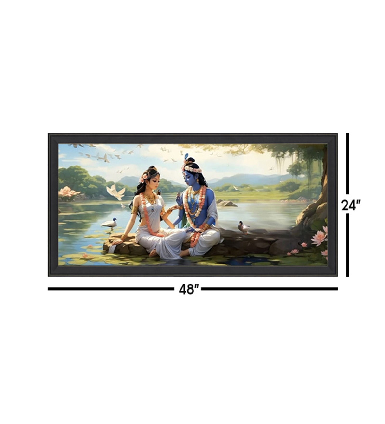 Radha Krishna Vastu Wall Art