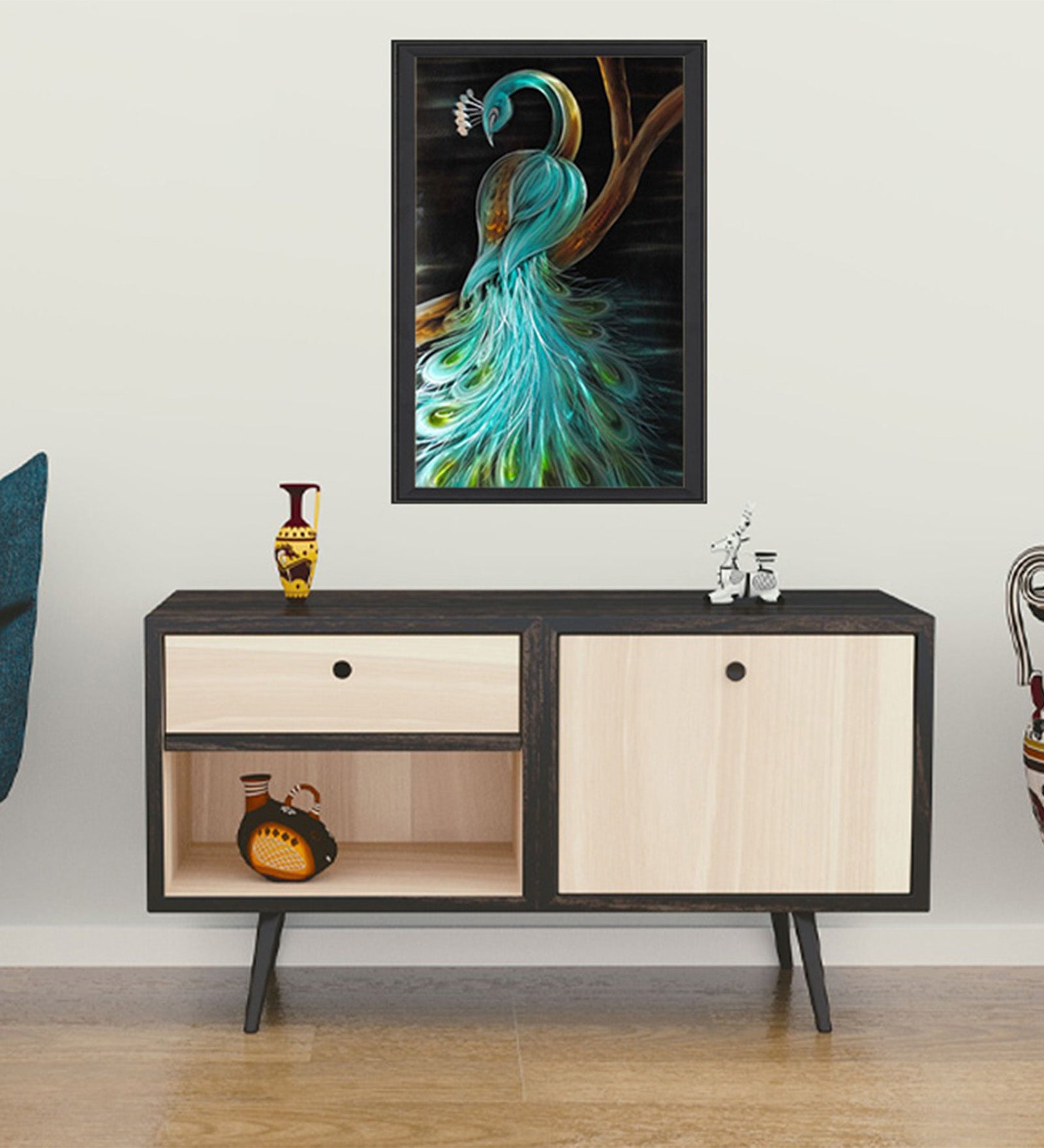 Peacock Vastu Wall Art