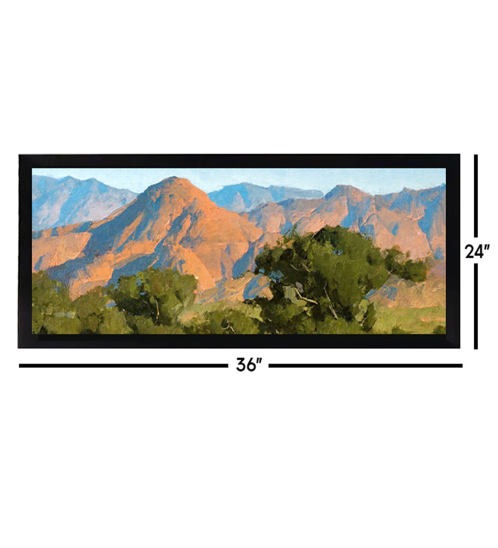 Earthy Mountains Vastu Wall Art