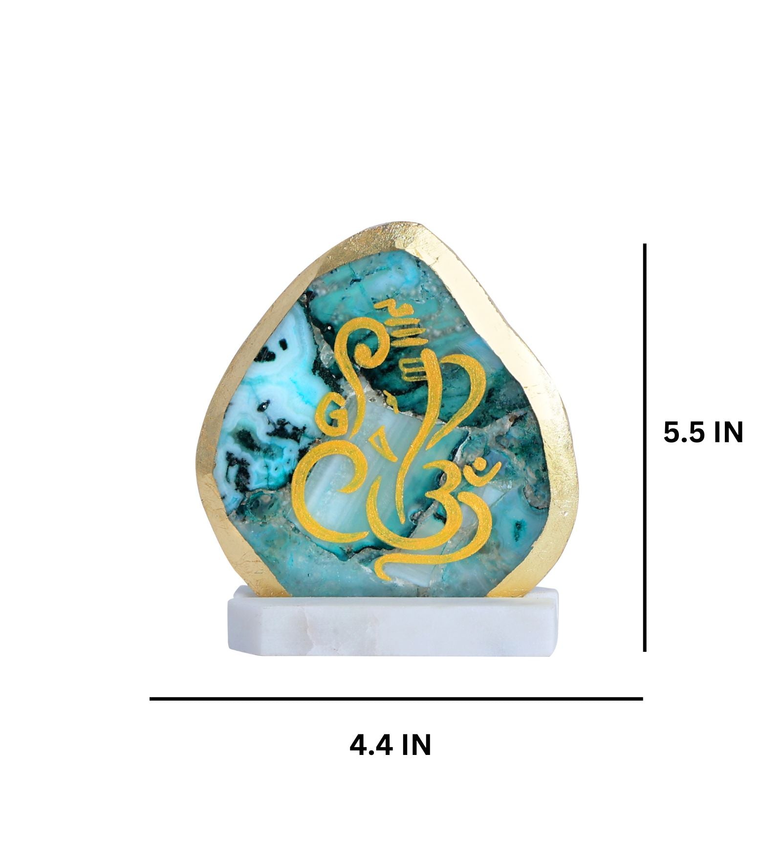 Agate Ganesha Showpiece