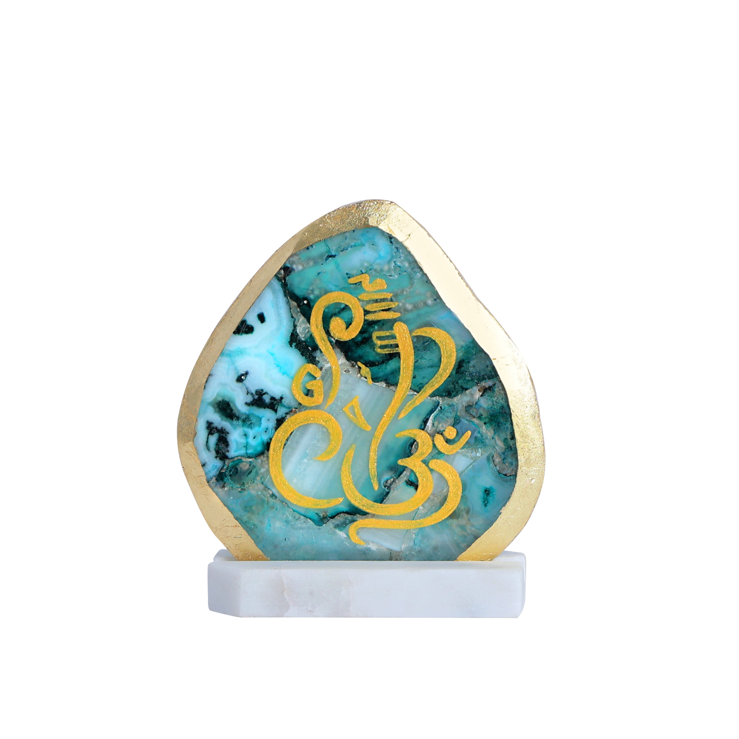 Agate Ganesha Showpiece