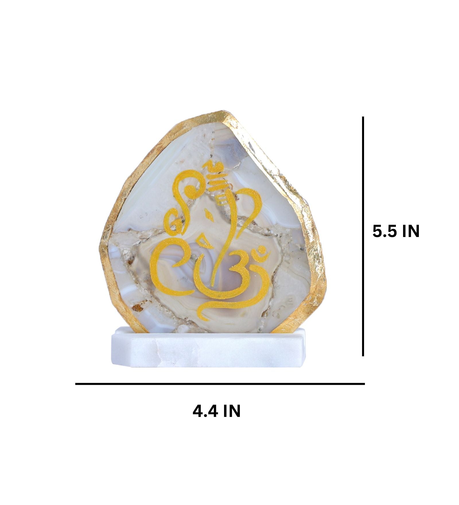 Agate Ganesha Showpiece
