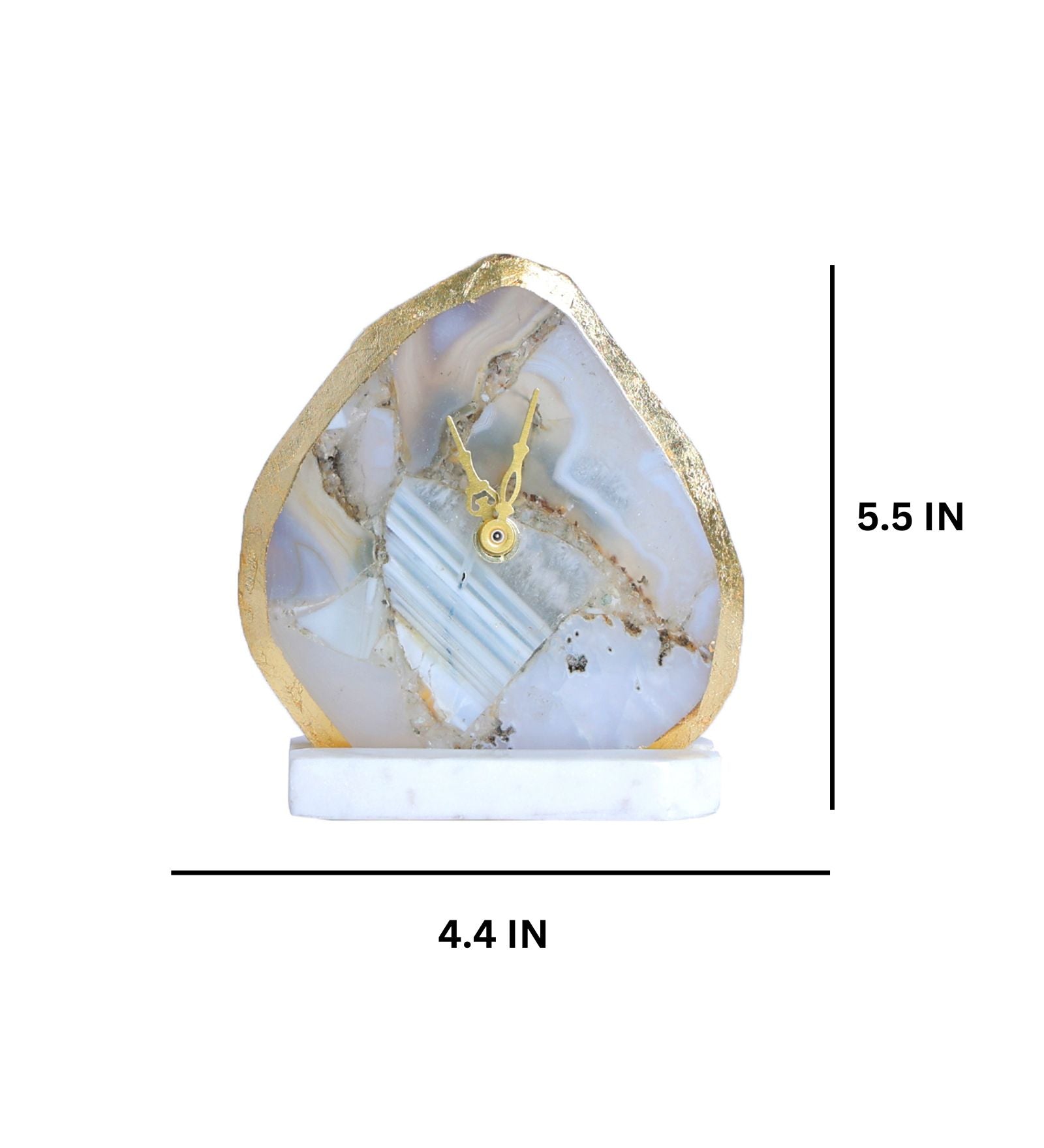 Agate Designer Table clock