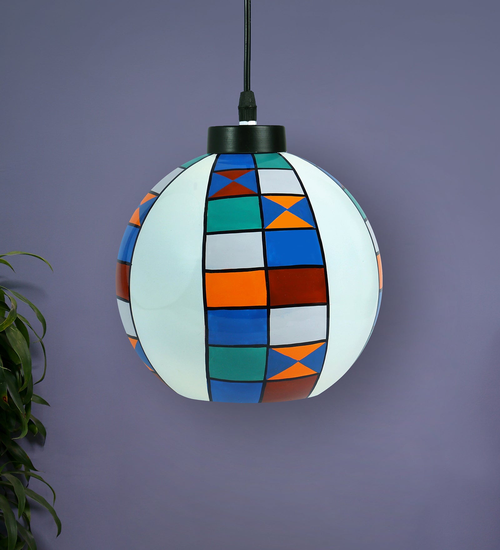 Globe Glass Hanging Light.