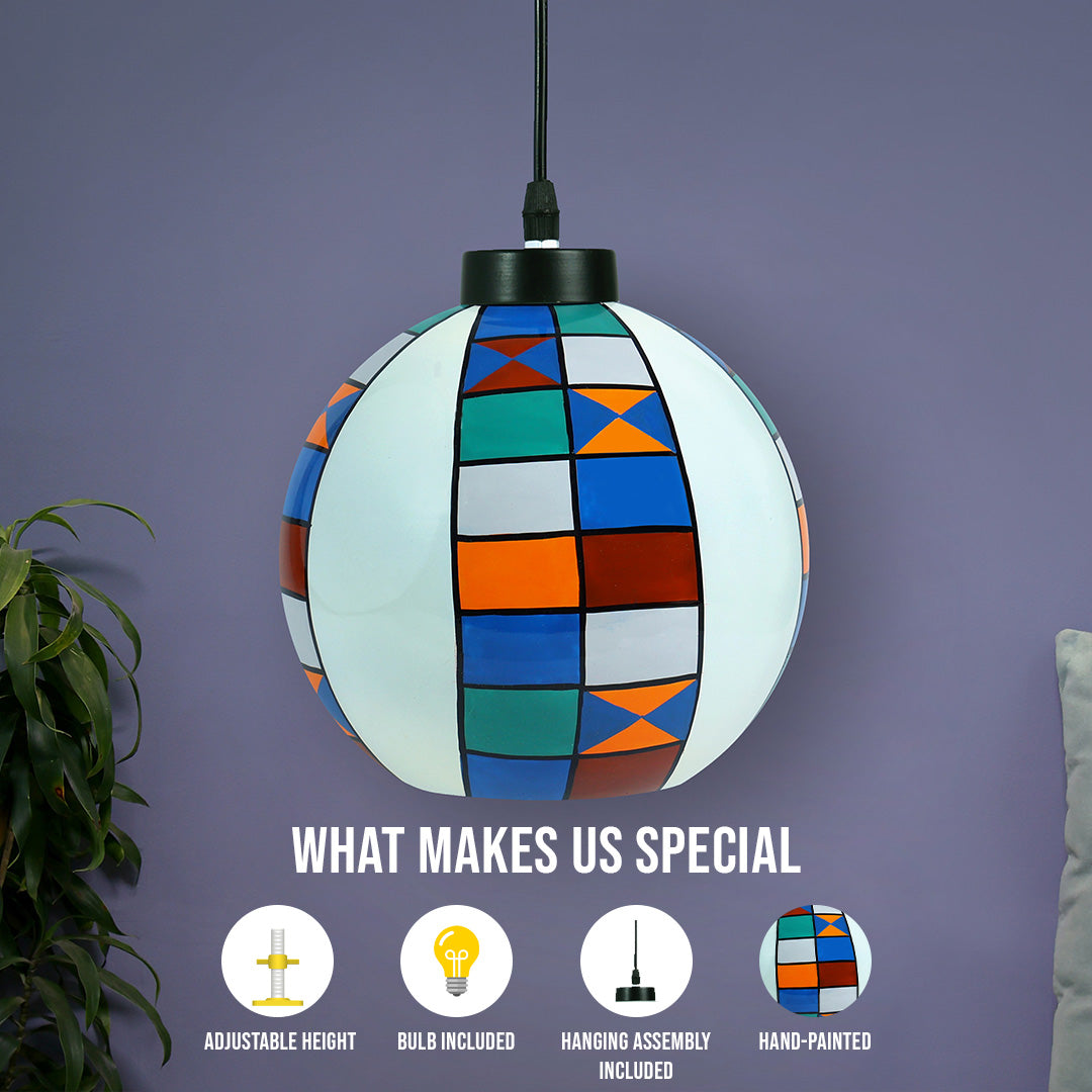 Globe Glass Hanging Light.