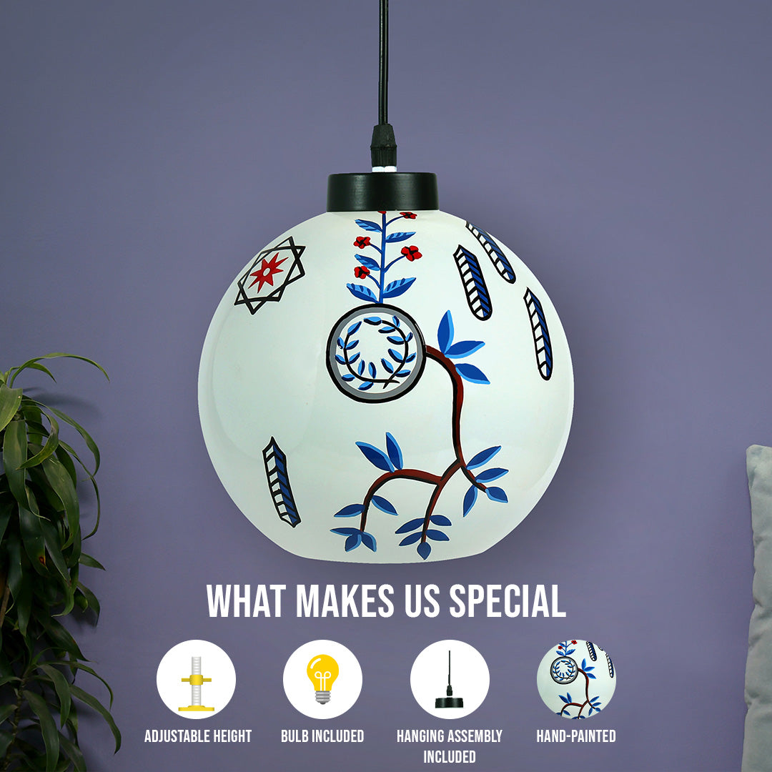 Contemporary Glass Hanging Light
