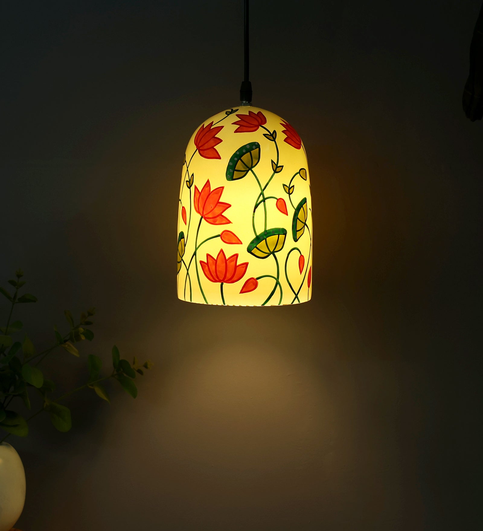 Elegant Glass Hanging Light