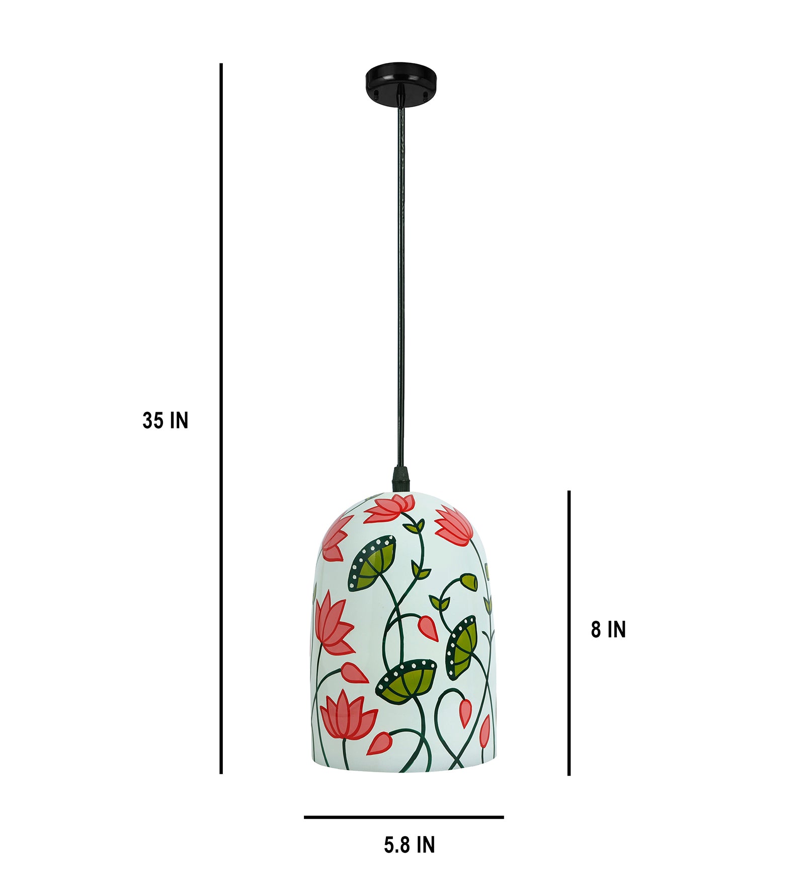 Elegant Glass Hanging Light