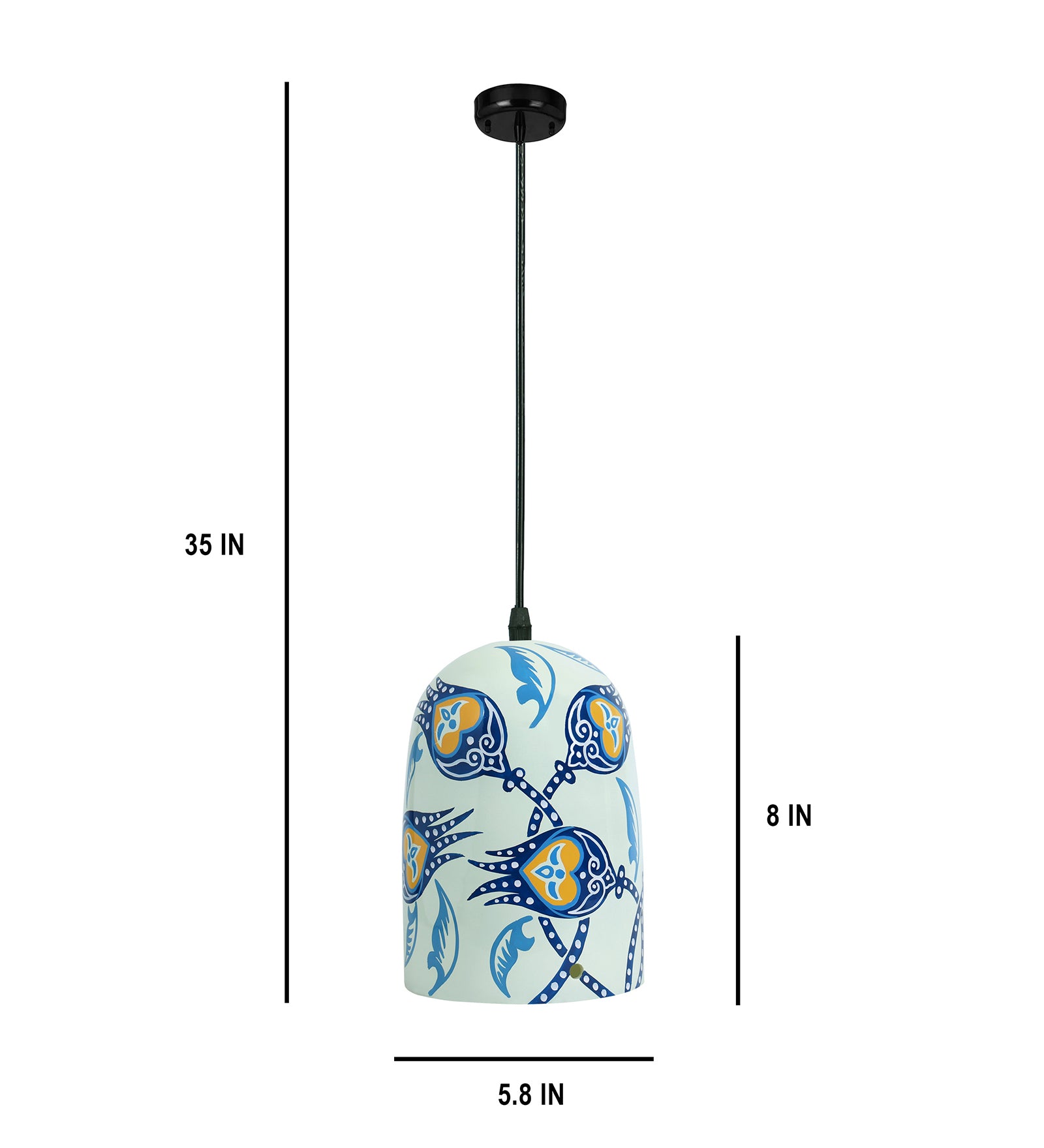Aesthetic Glass Hanging Light