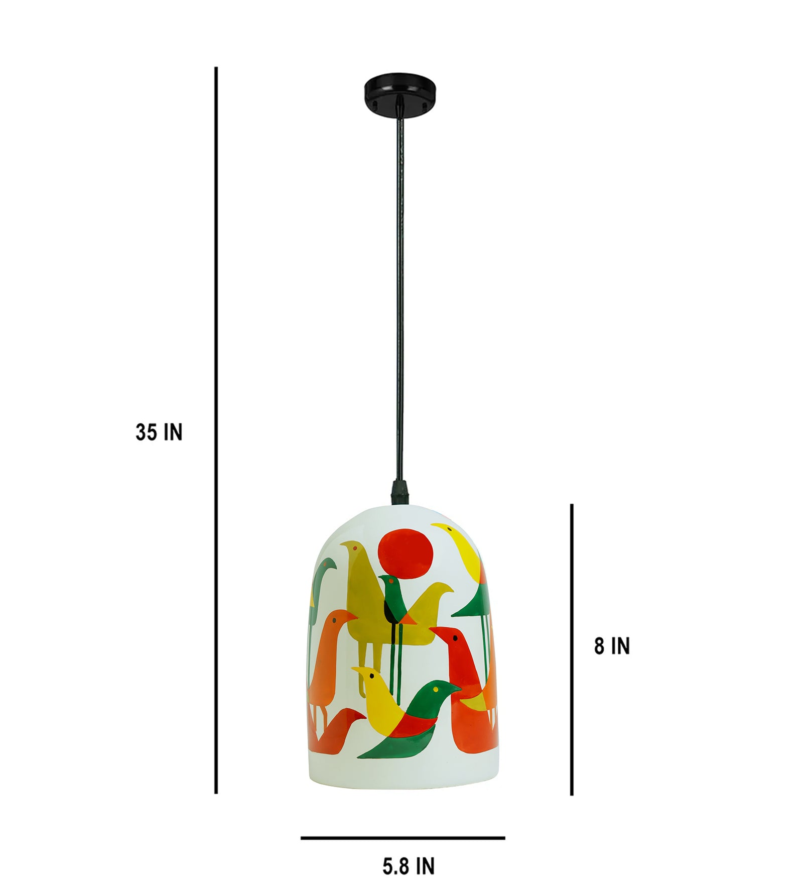Serenity Glass Hanging Light