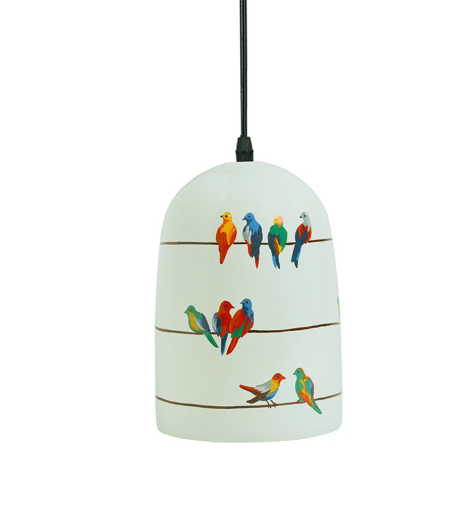 Flying flock Glass Hanging Light