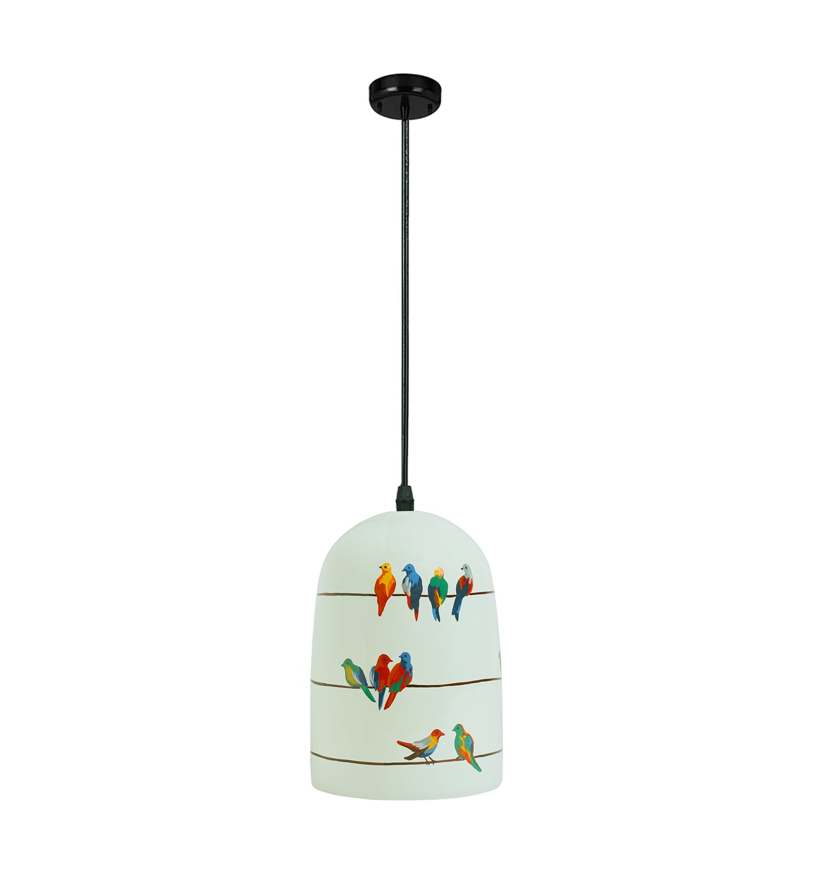 Flying flock Glass Hanging Light