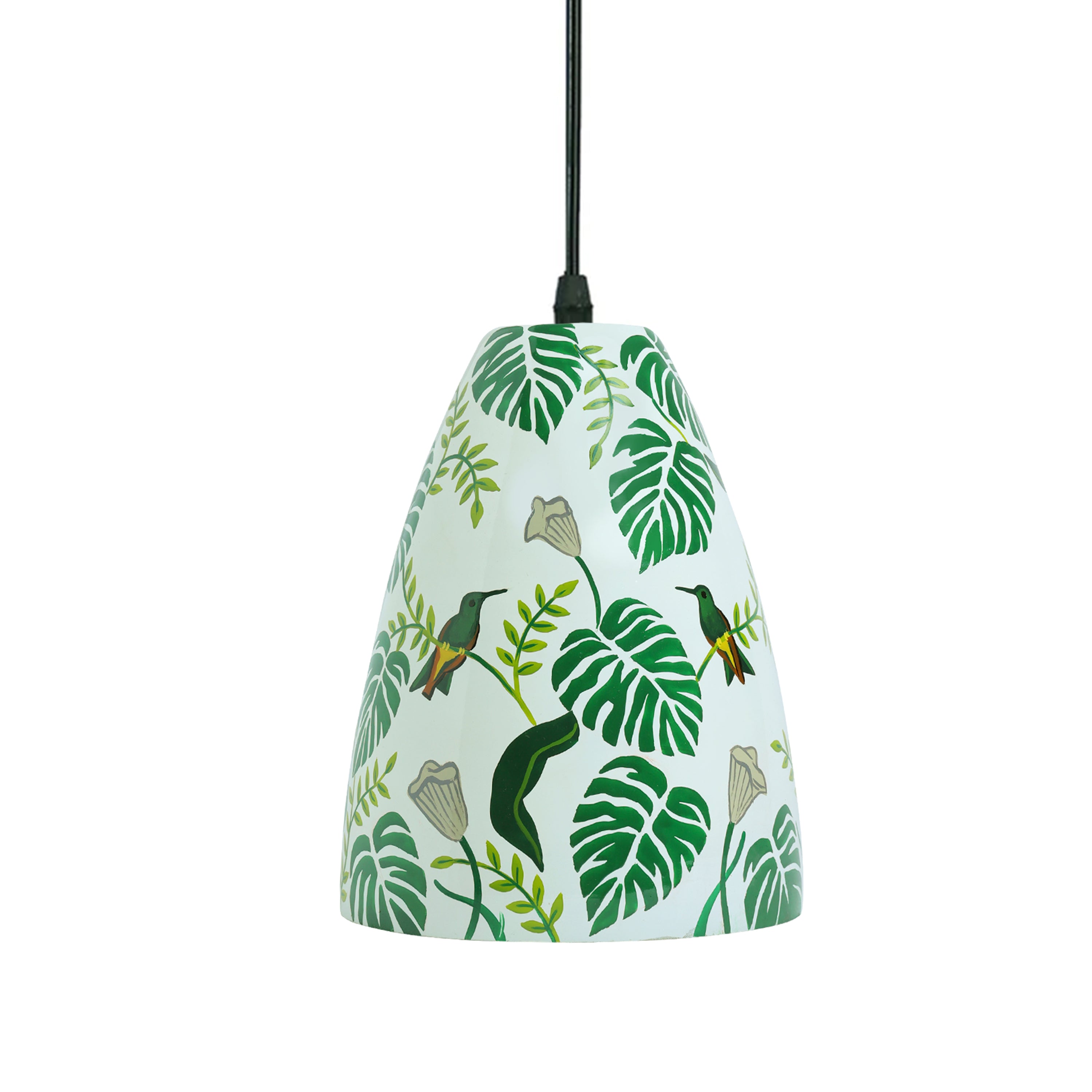 Tropical vibe Glass Hanging Light