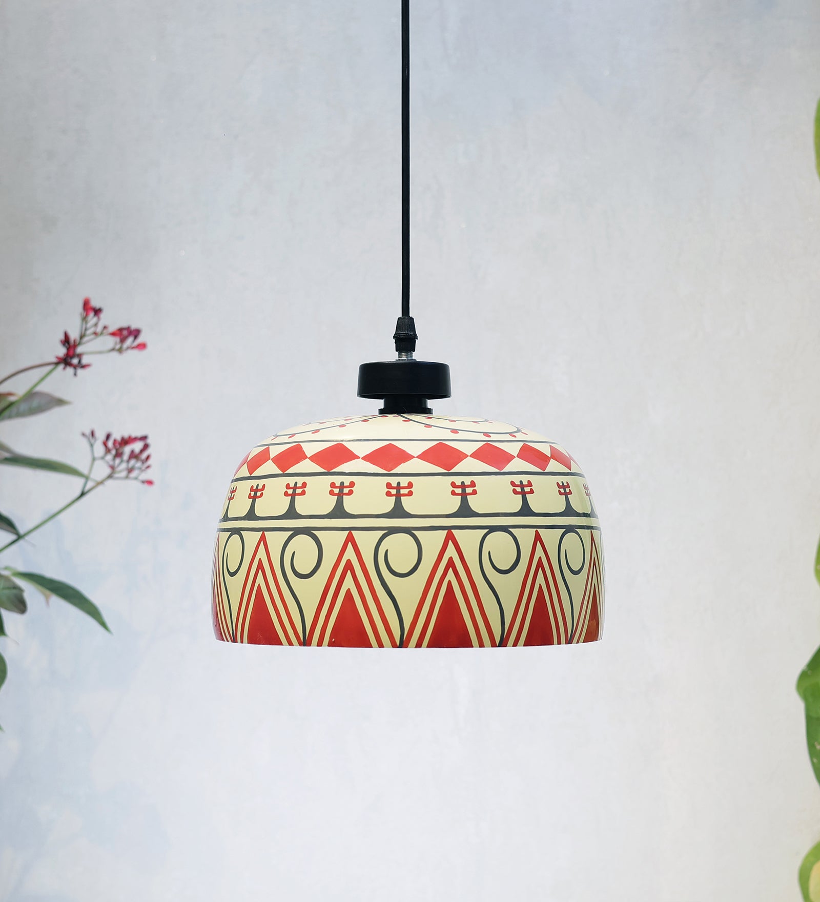 Intricate Glass Hanging Light