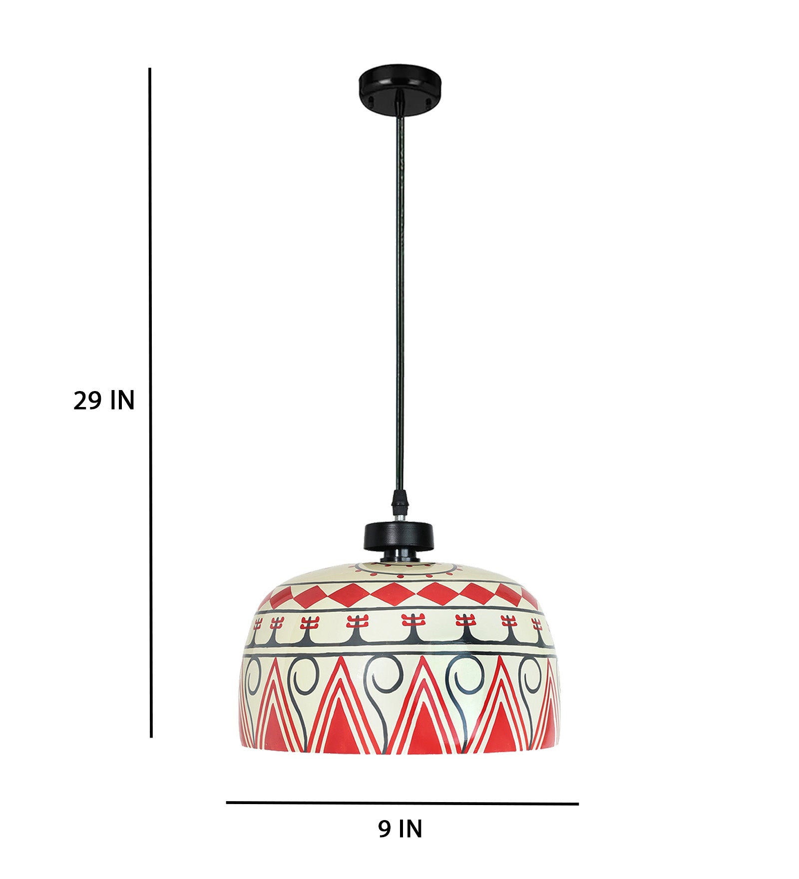 Intricate Glass Hanging Light
