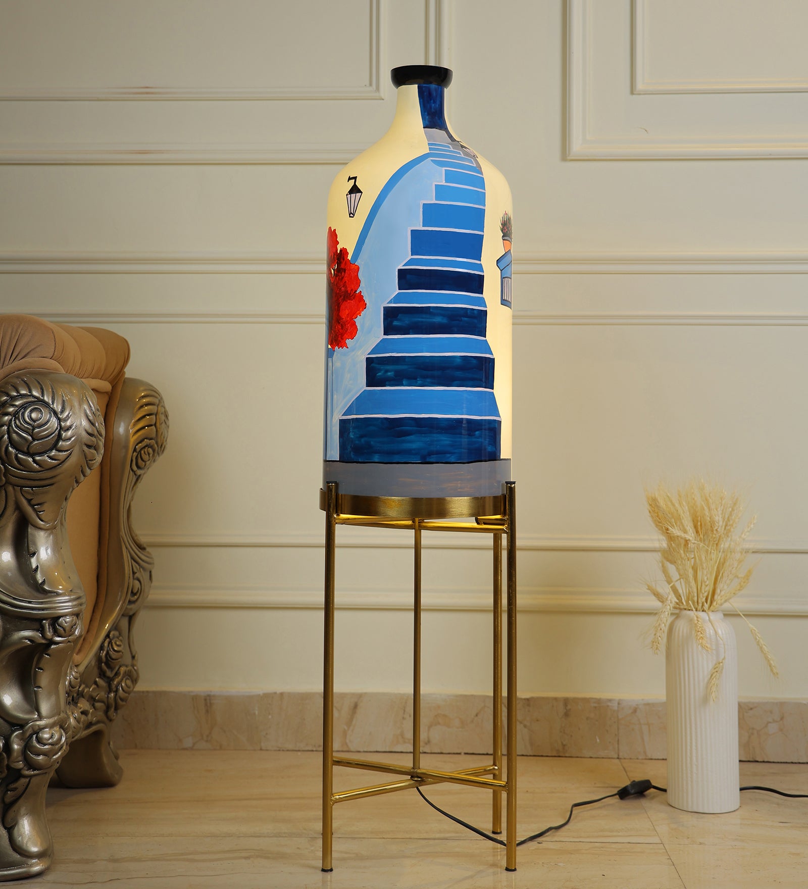 Escaliar Flight Floor Lamp with Foldable Metal Stand