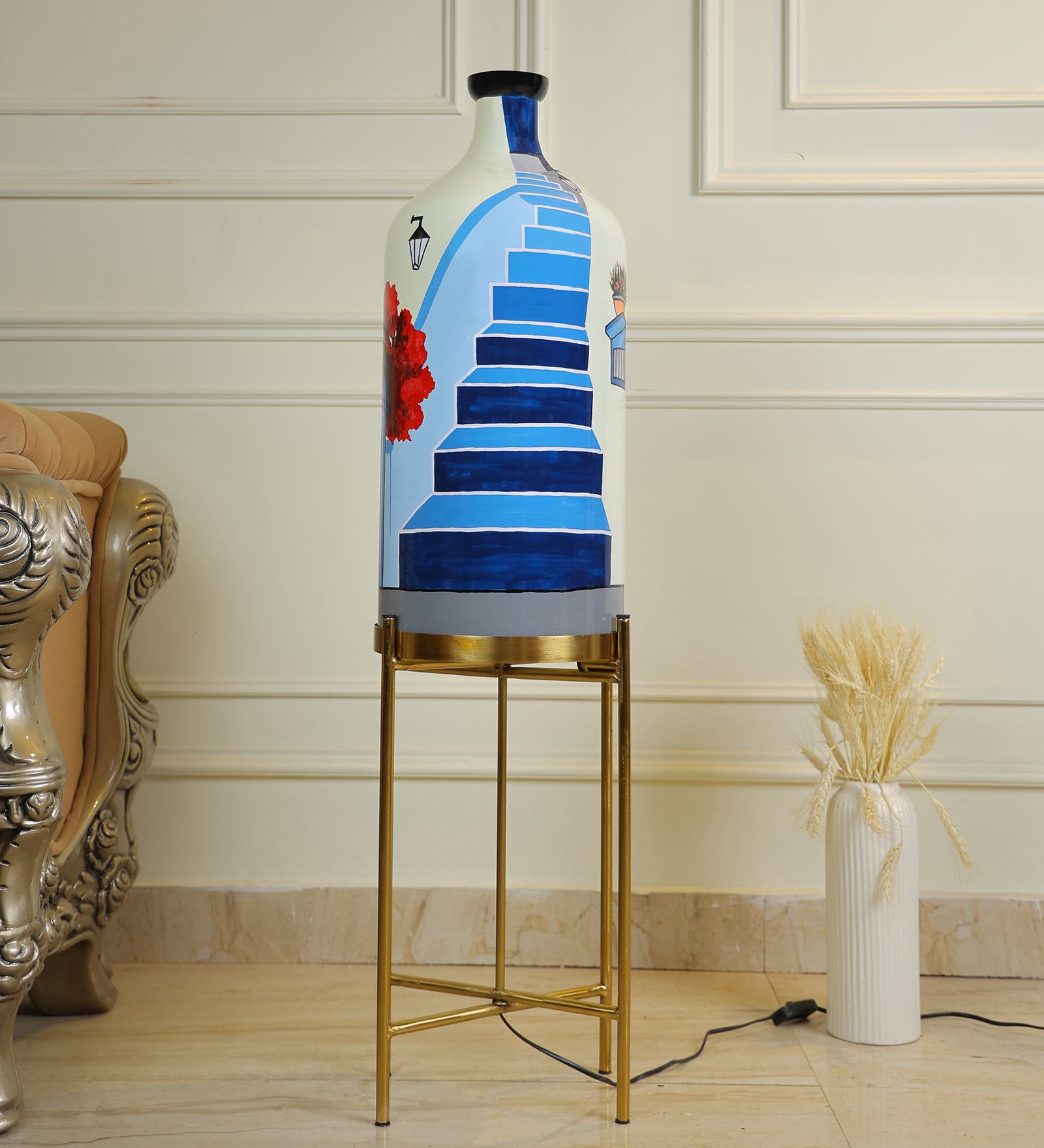 Escaliar Flight Floor Lamp with Foldable Metal Stand