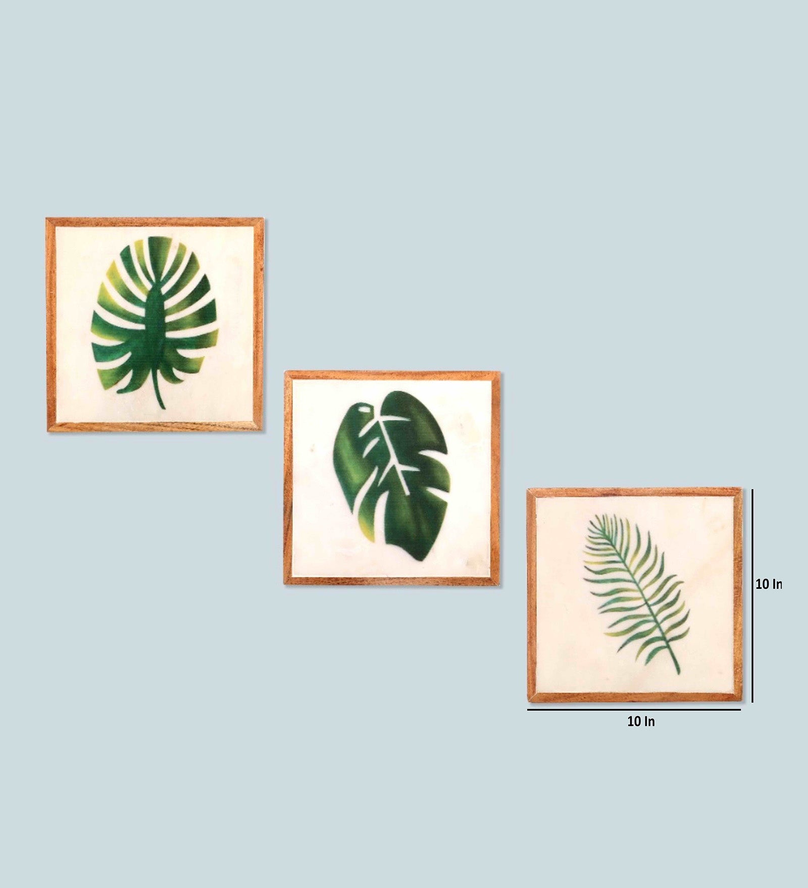 Nature World Marble Wall Art Collage