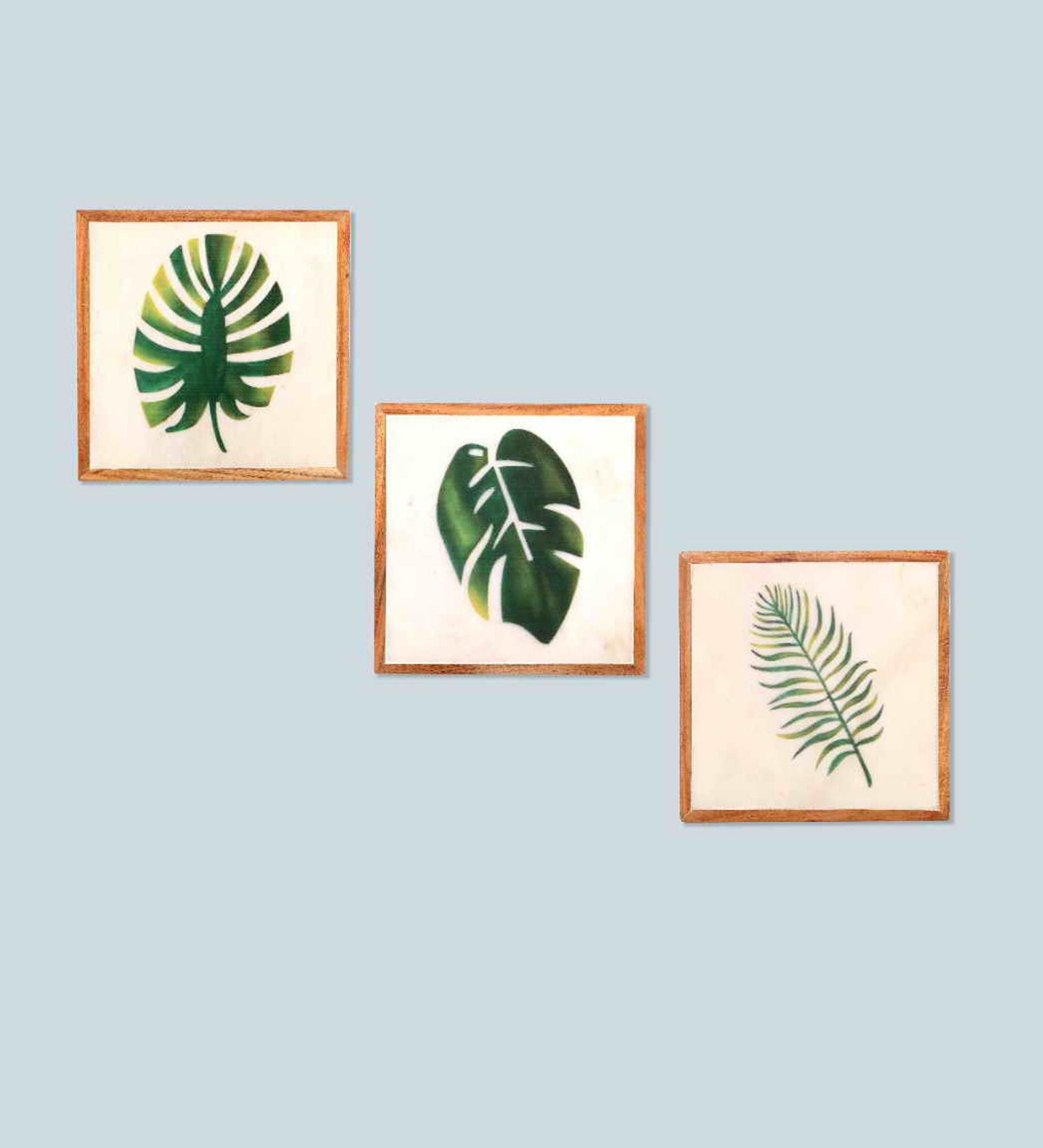 Nature World Marble Wall Art Collage