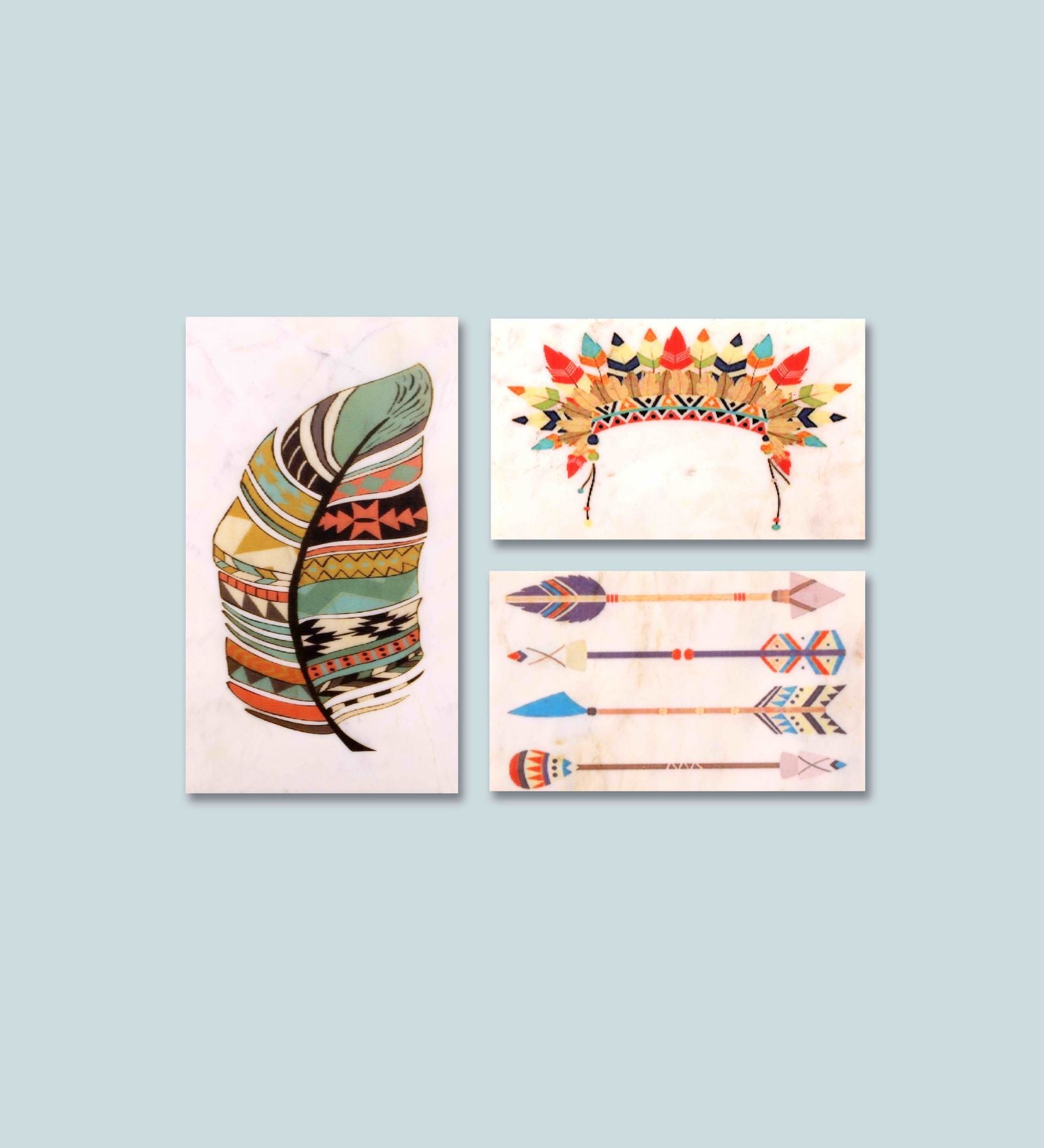 Tribal Marble Wall Art Collage