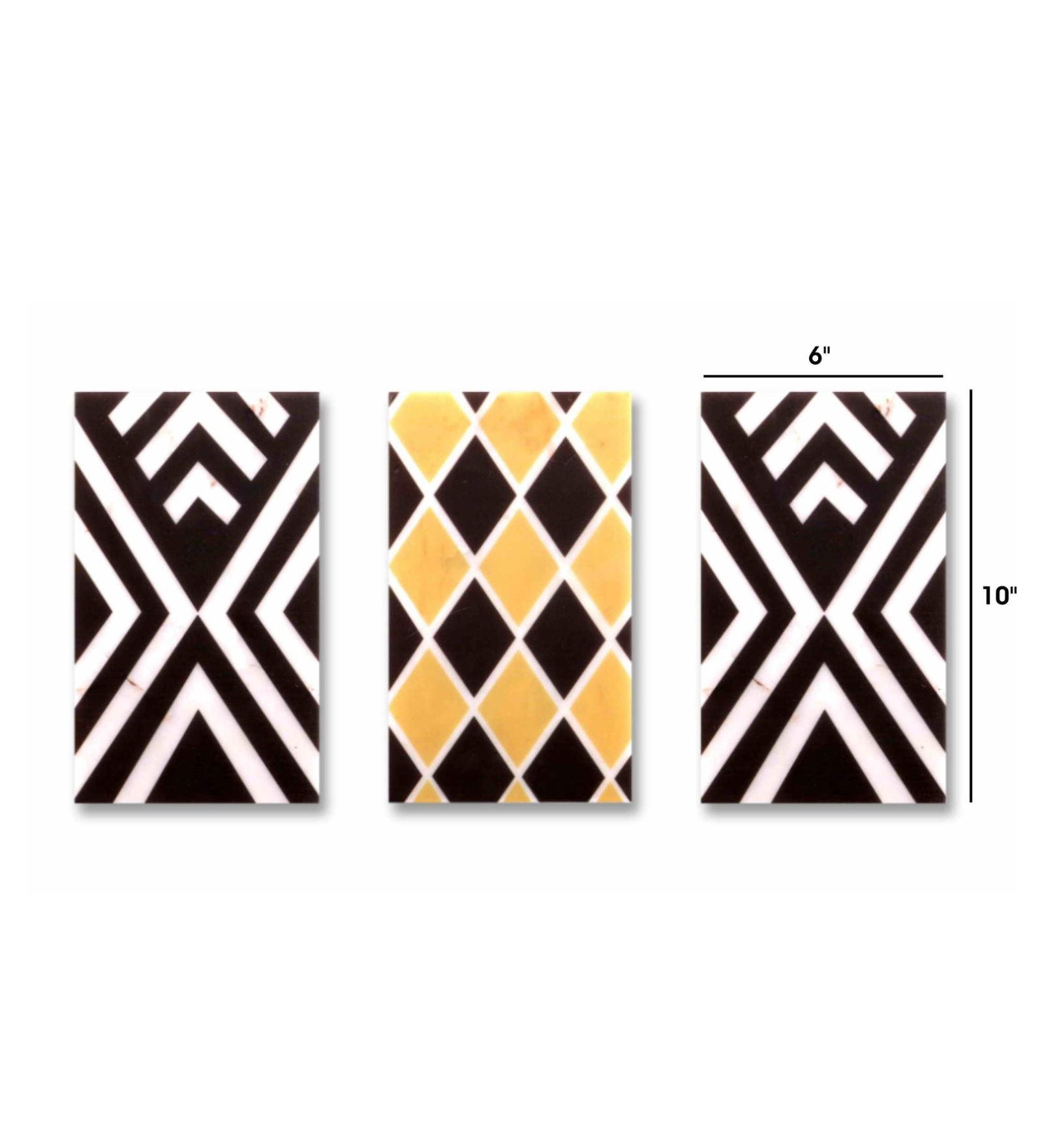 Geometric Marble Wall Art Collage