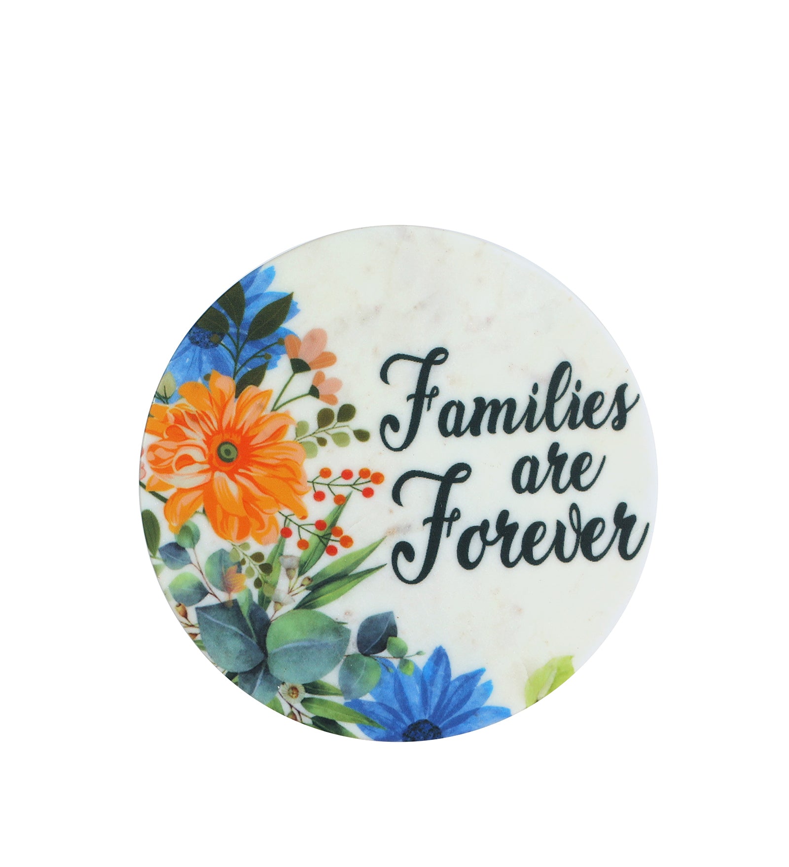Families Are Forever Marble Wall Art