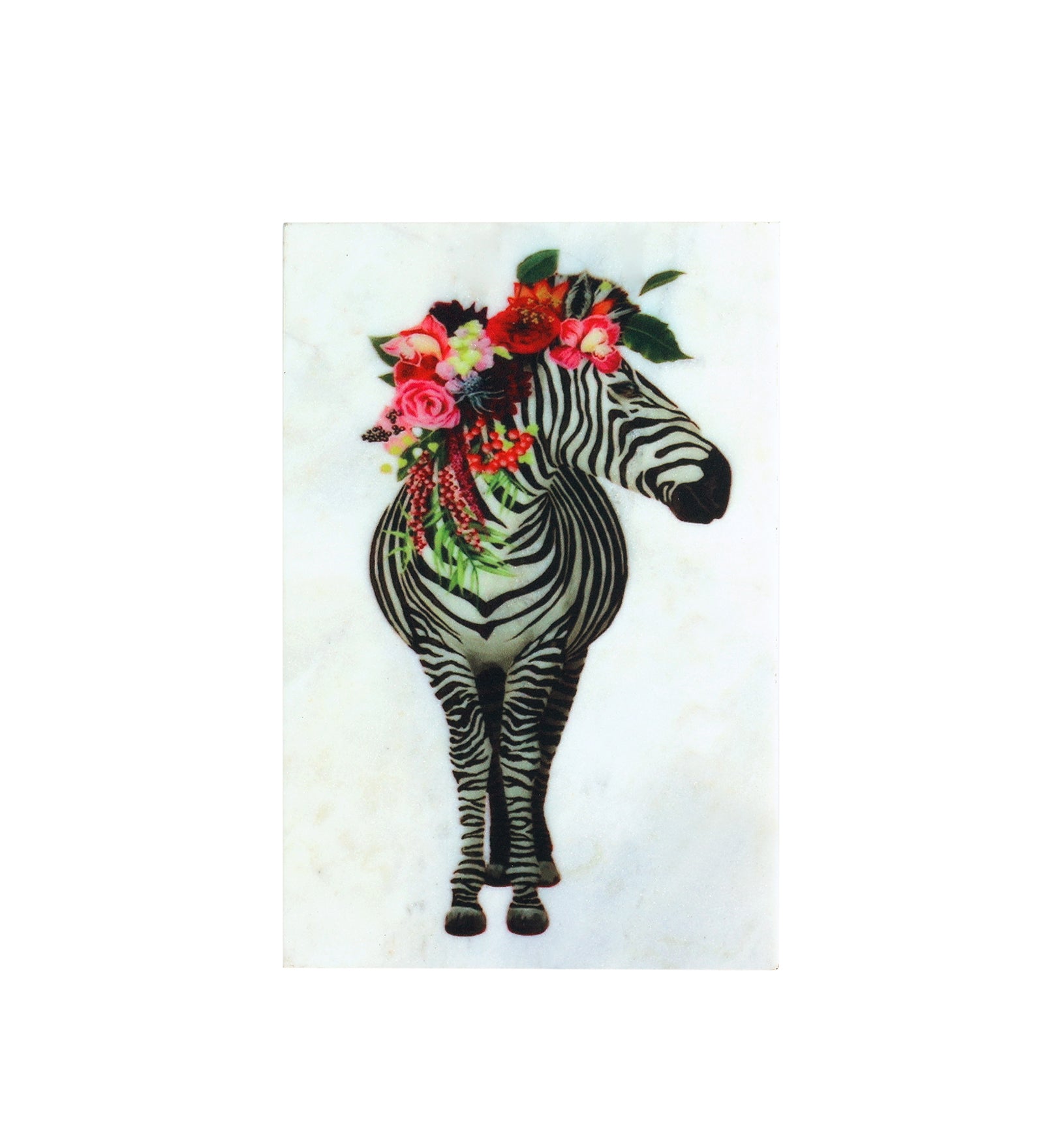 Zebra Marble Wall Art