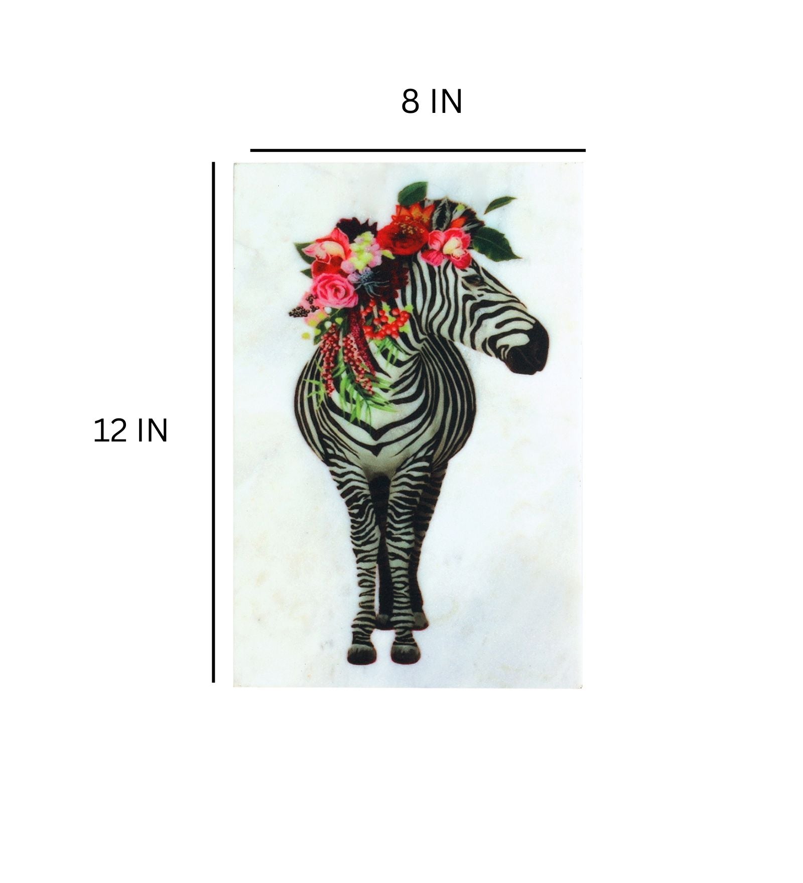 Zebra Marble Wall Art