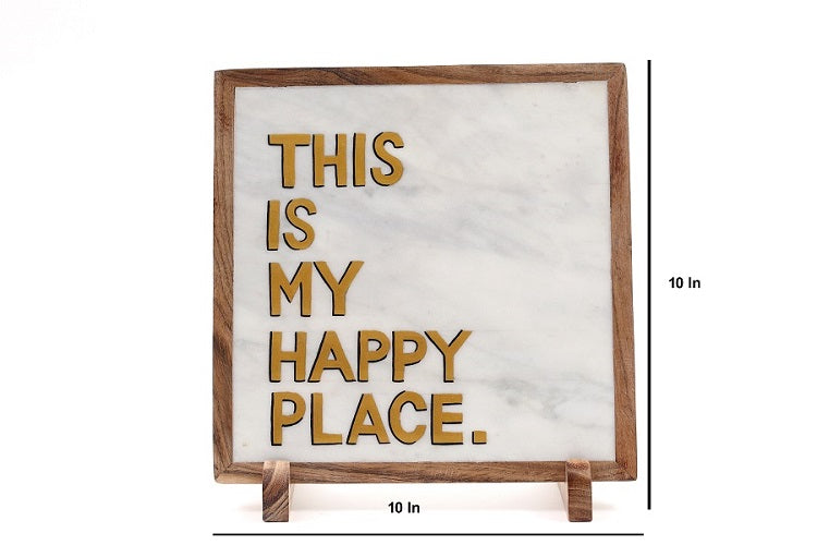 This is My Happy Place Table Decor Item