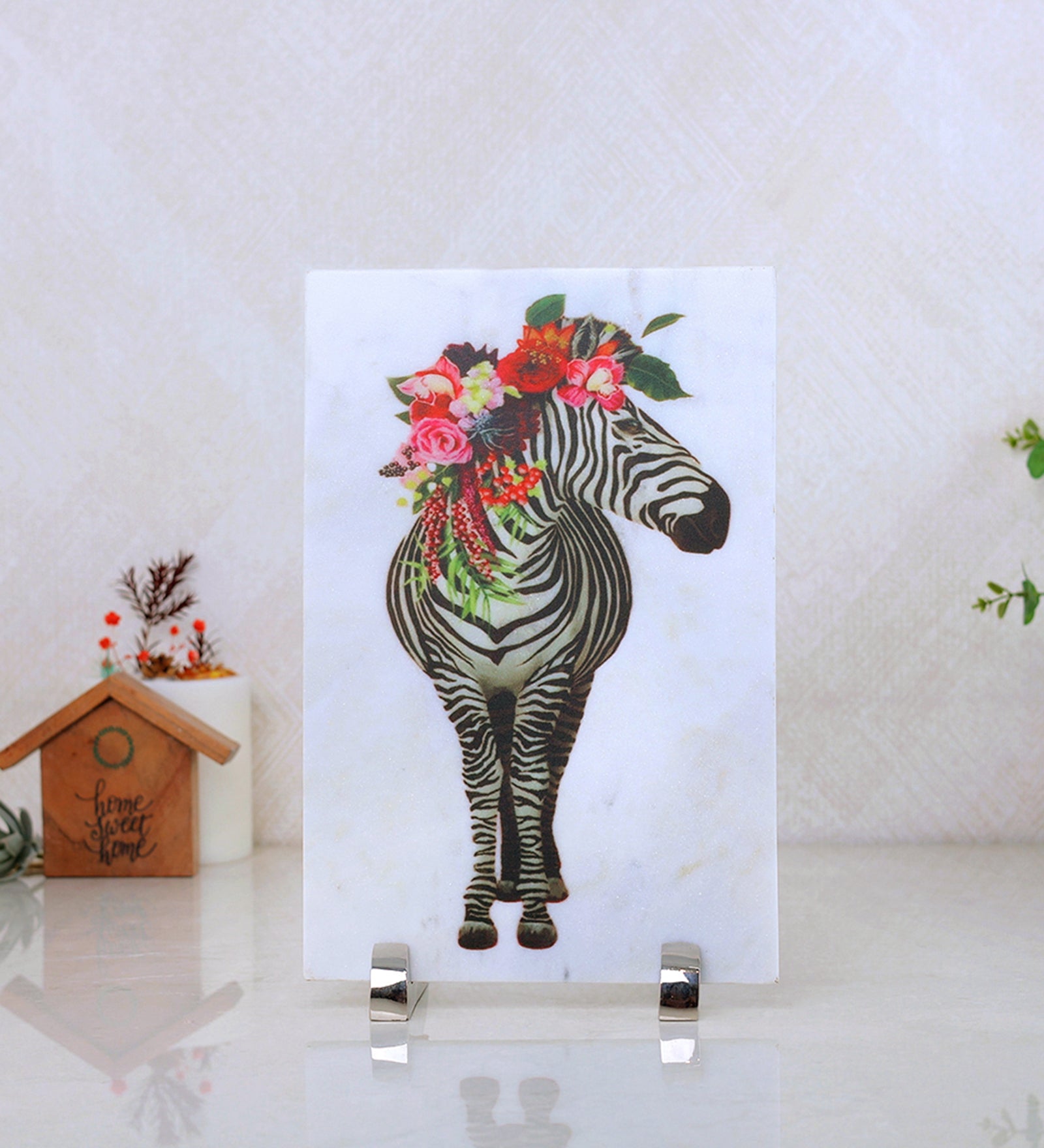Zebraa Marble Table Décor Item