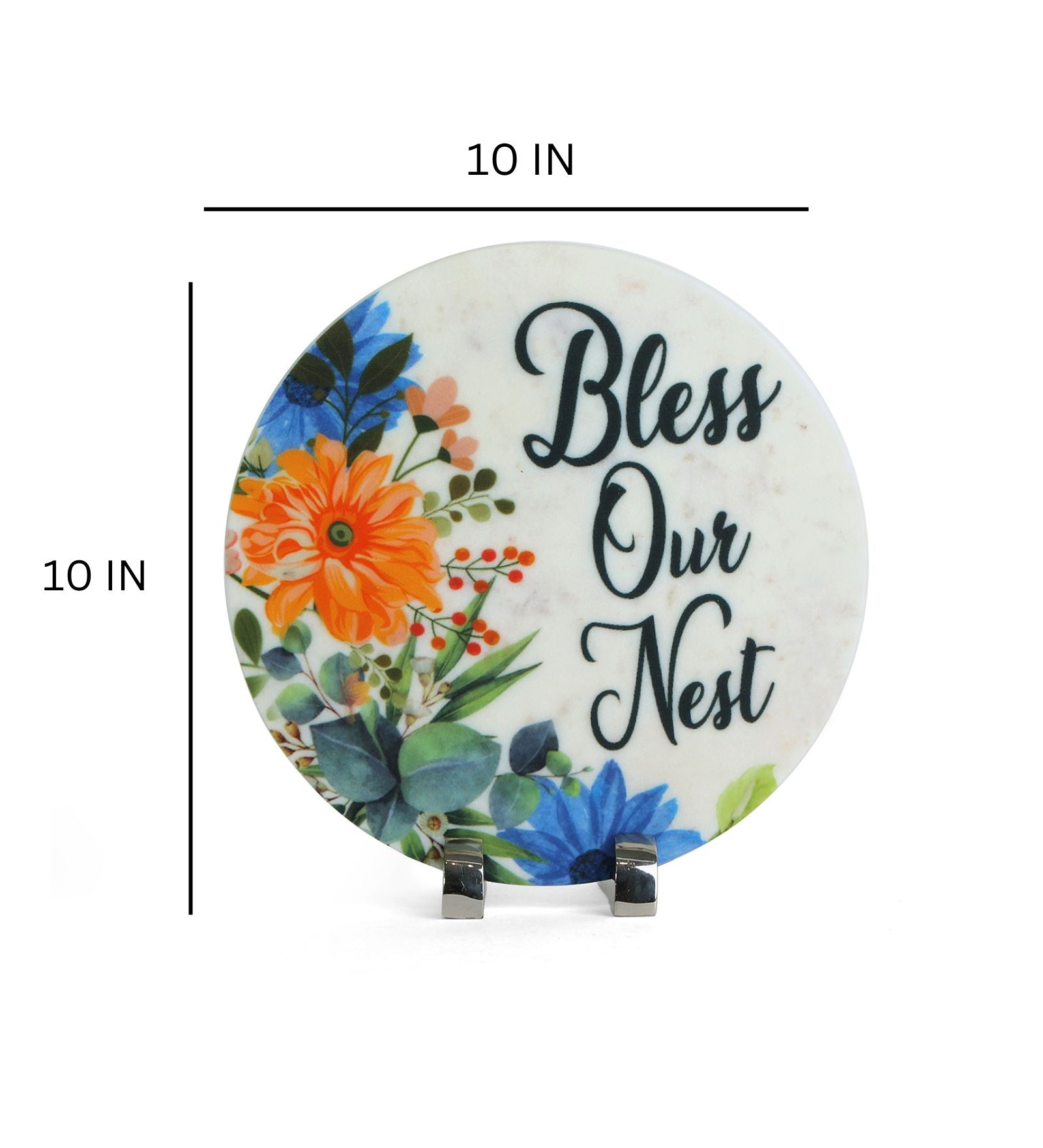 Bless Our Nest Marble Table Decor Item