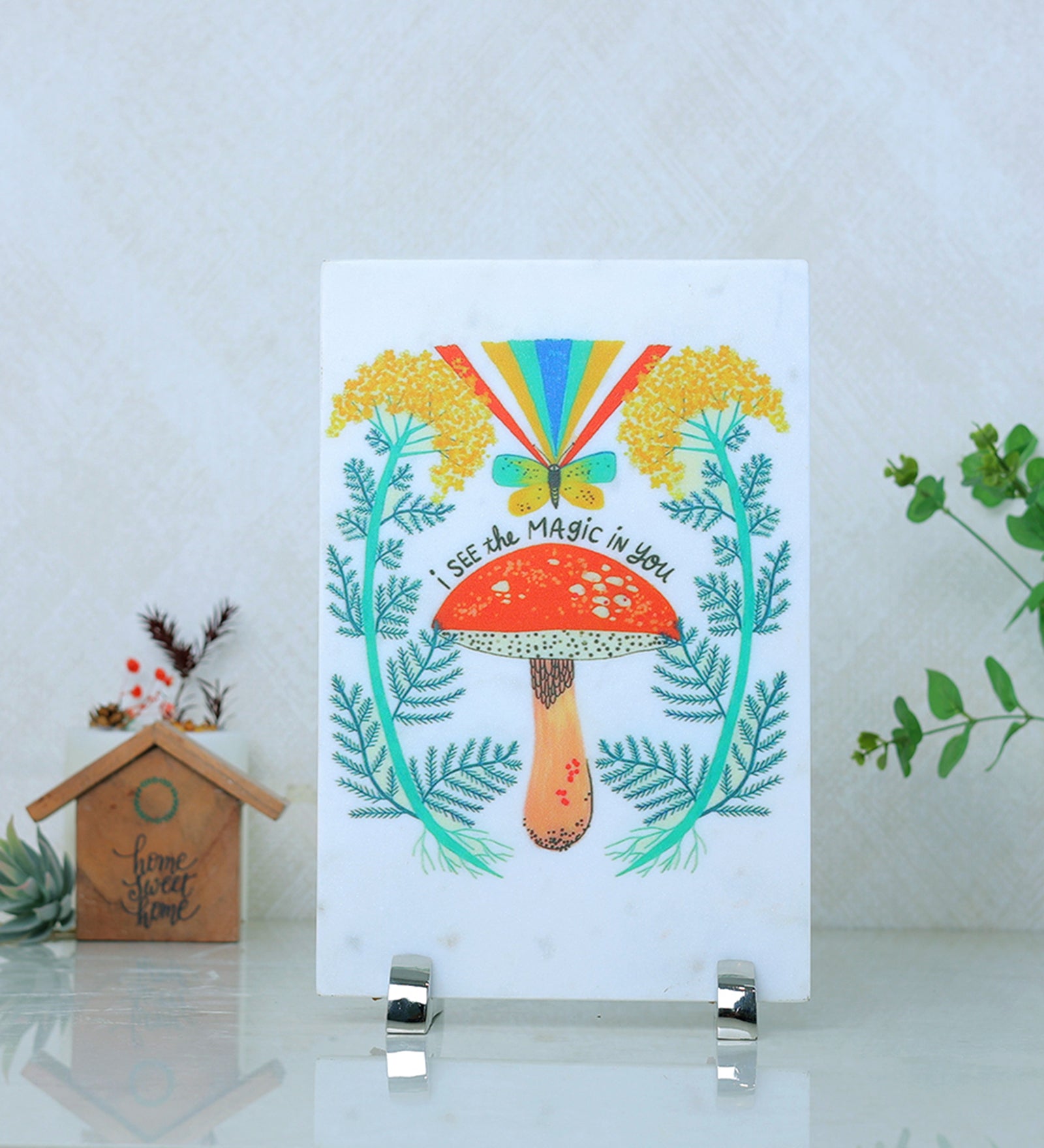 I See The Magic in You Marble Table Decor Item