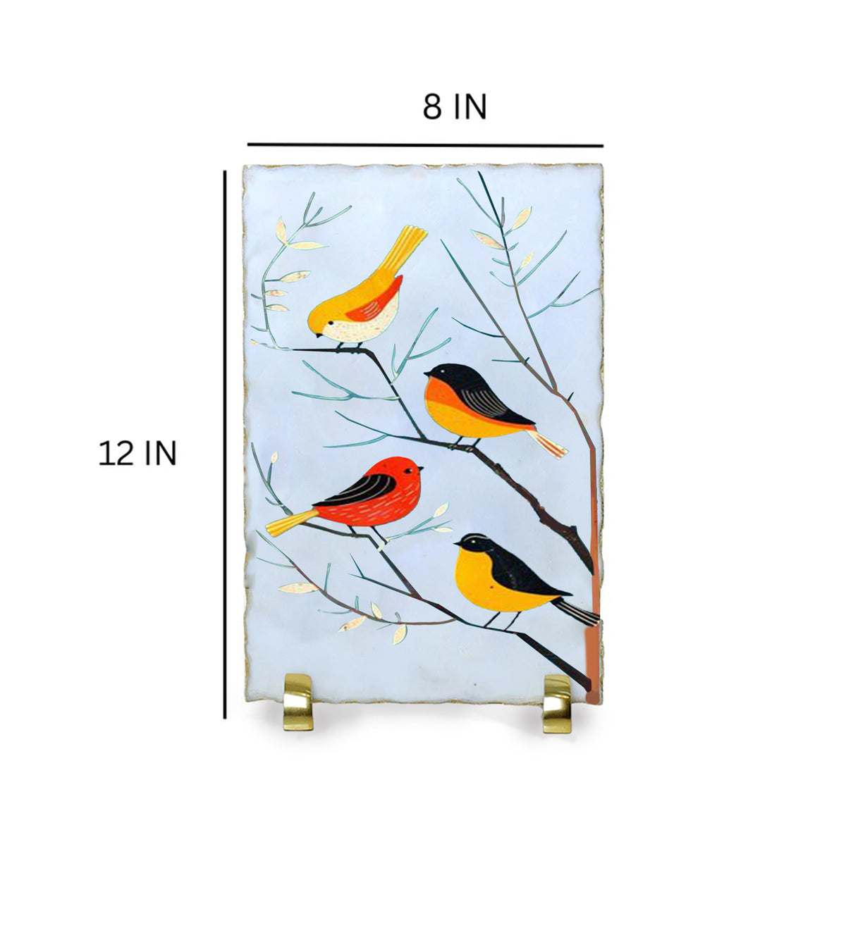 Serene Birds Marble Showpiece