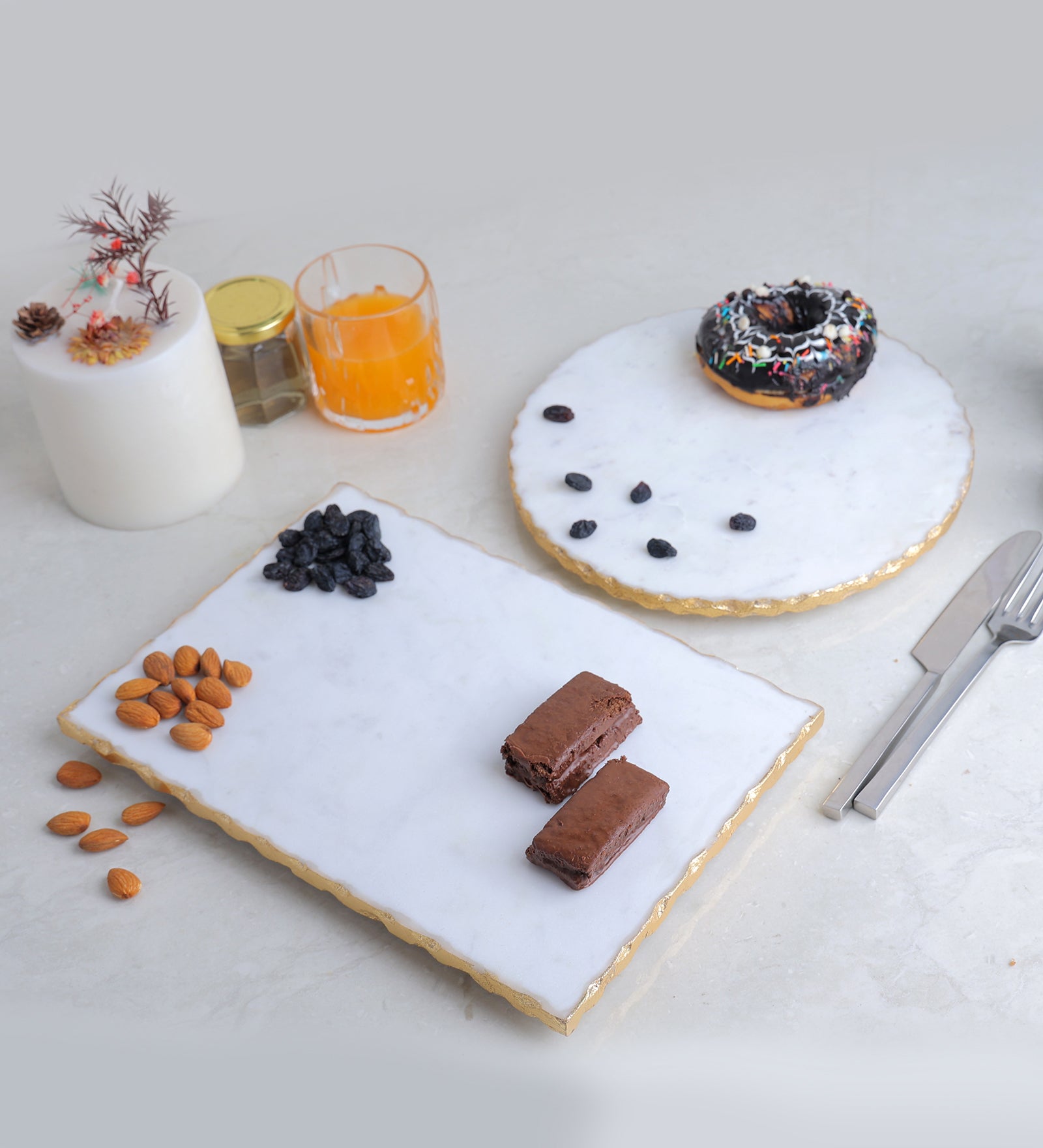 Set of 2 Trendy Appetizer Platter
