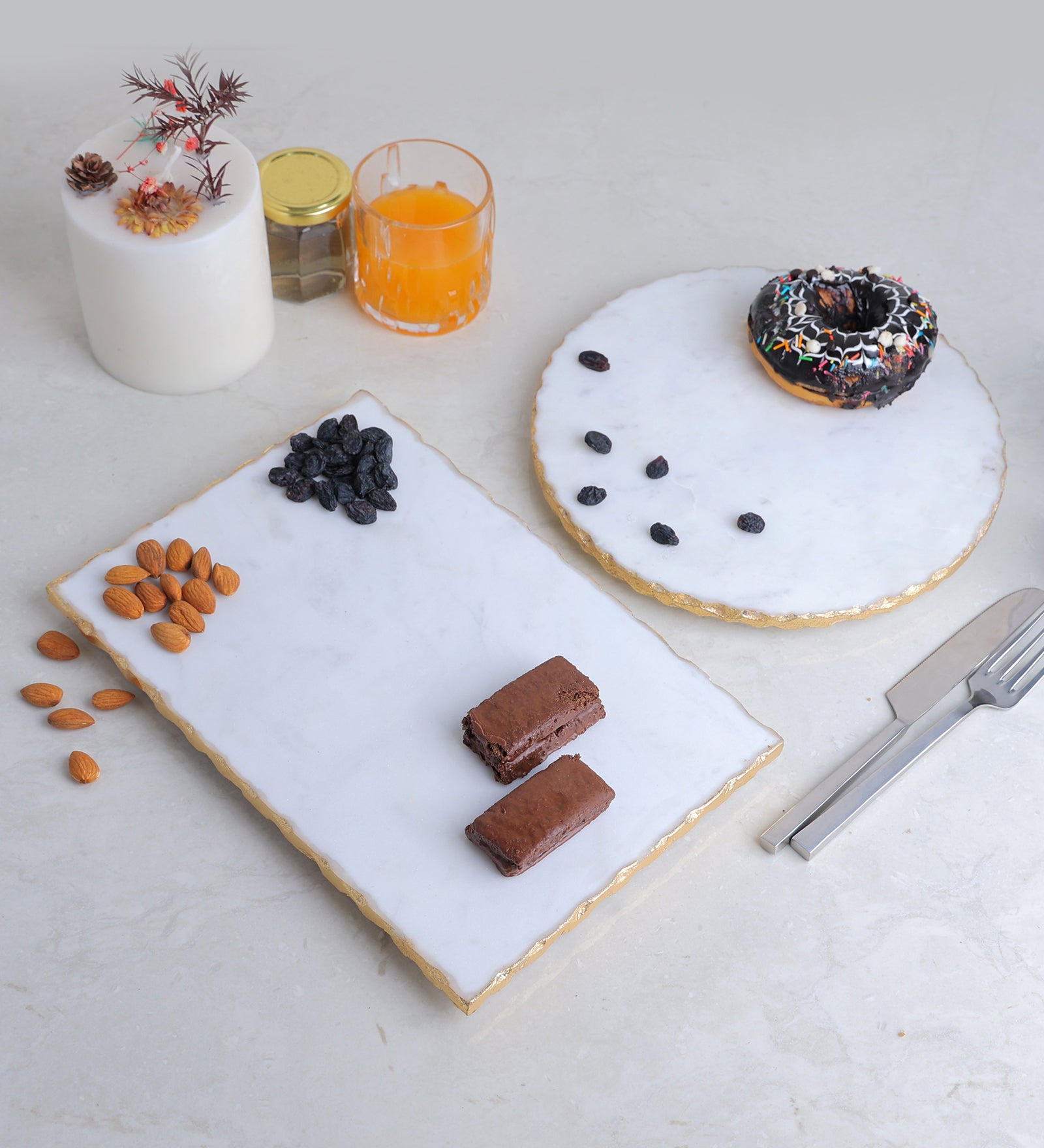 Set of 2 Trendy Appetizer Platter